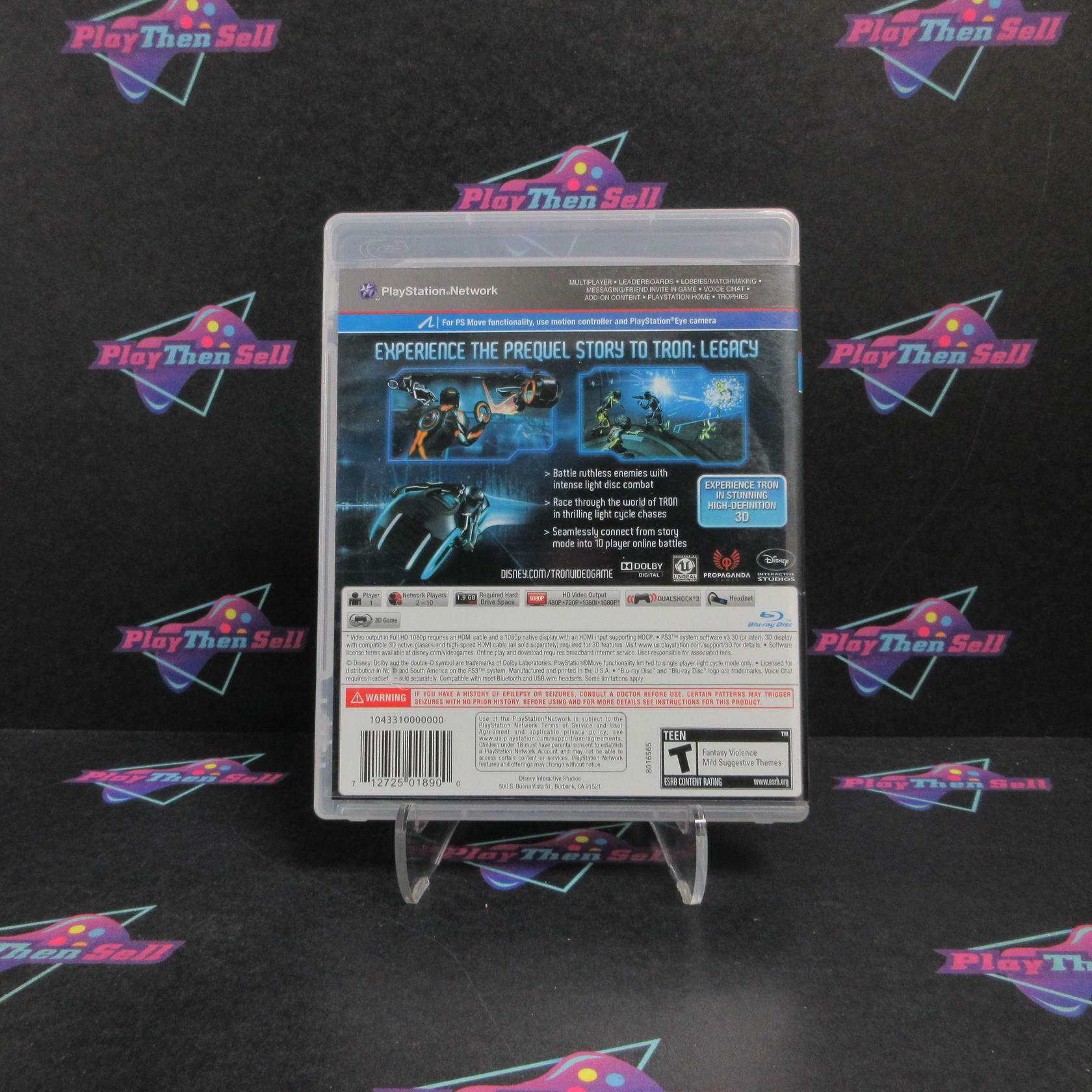 TRON Evolution PS3 PlayStation 3 Complete - Very Good