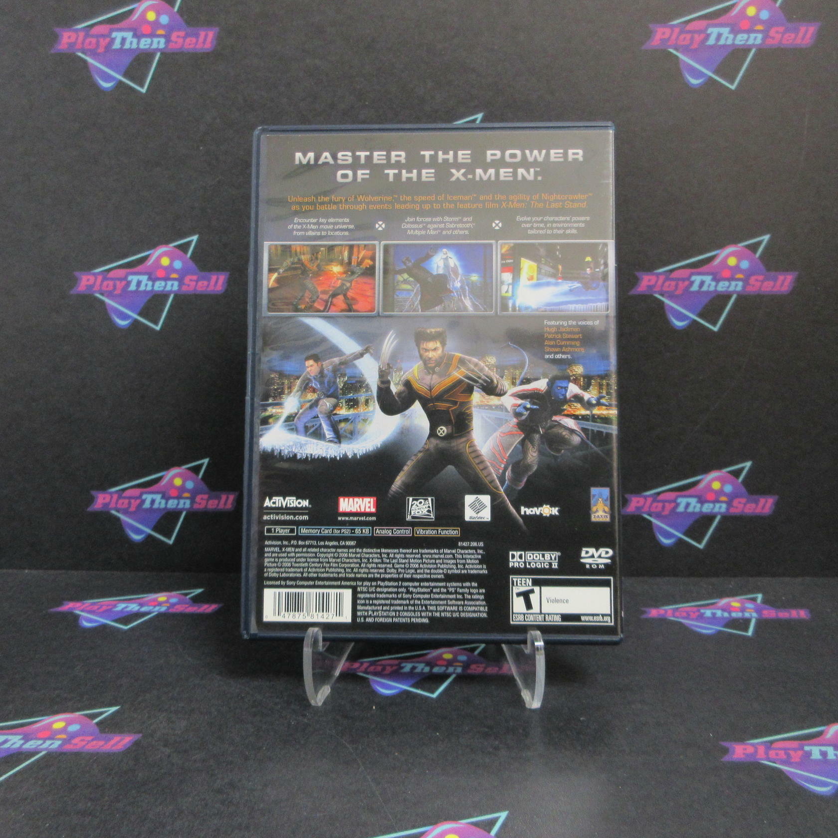 X-Men The Official Game PS2 PlayStation 2 Complete - Refurbished