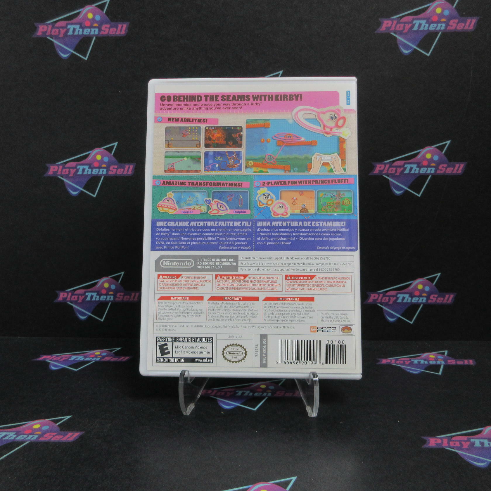 Kirby's Epic Yarn Nintendo Wii Complete - Refurbished