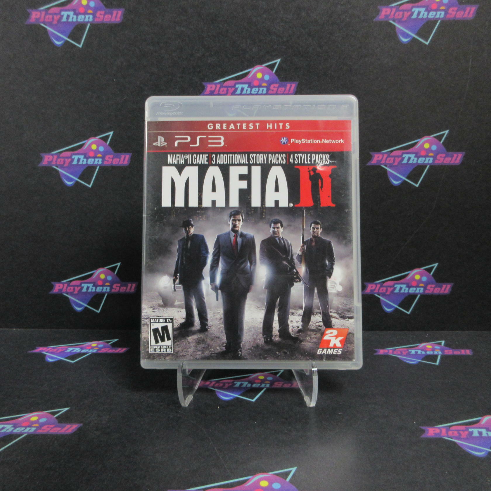 Mafia II PS3 PlayStation 3 GH + Poster Complete - Very Good