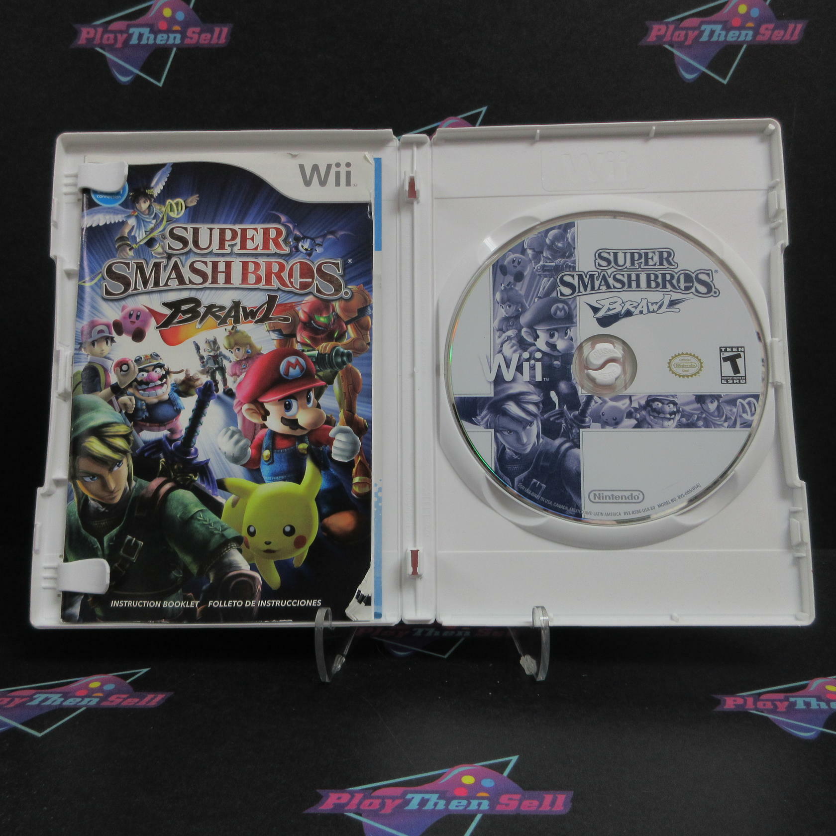 Super Smash Bros Brawl Nintendo Wii Complete - Very Good