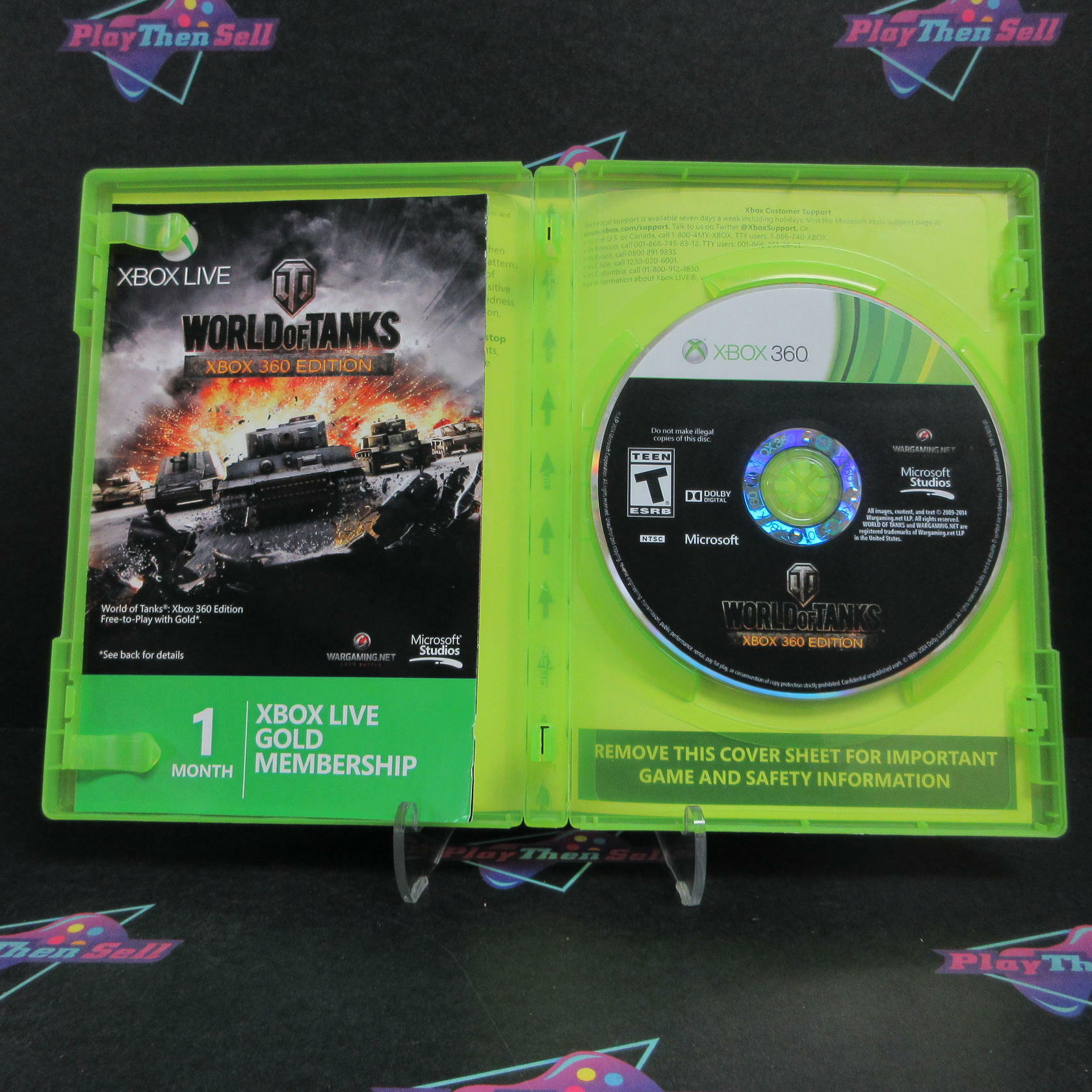 World of Tanks Combat Ready Starter Pack Xbox 360 Complete - Very Good