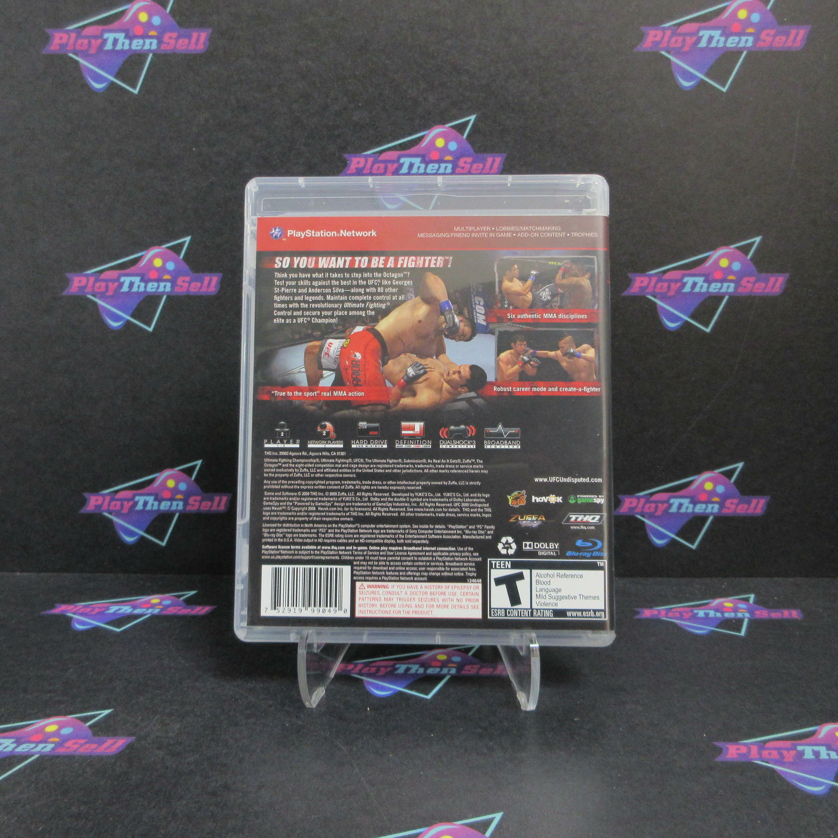 UFC 2009 Undisputed PS3 PlayStation 3 GH Complete - Refurbished