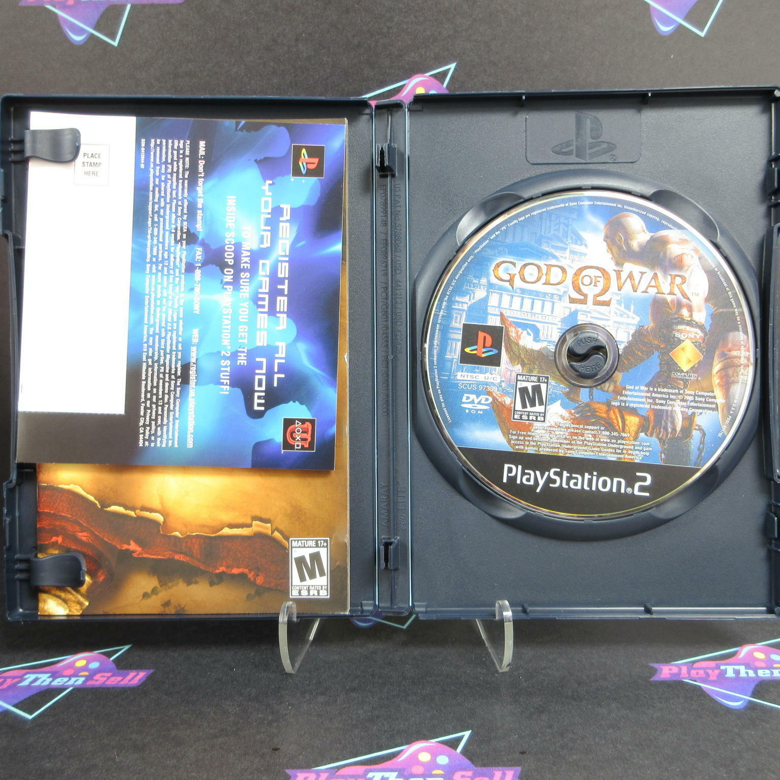 God of War PS2 PlayStation 2 + Reg Card Complete - Refurbished