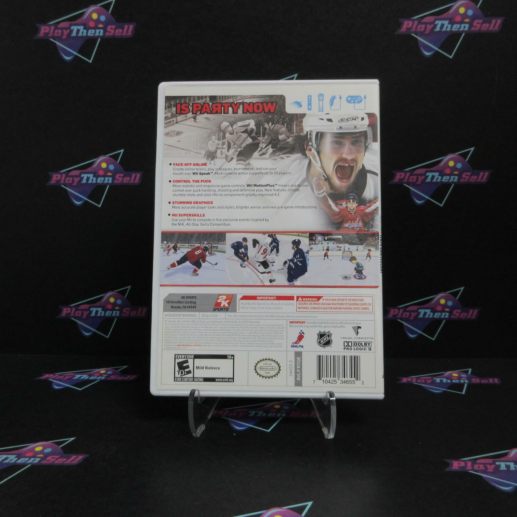 NHL 2K10 Nintendo Wii Complete - Refurbished