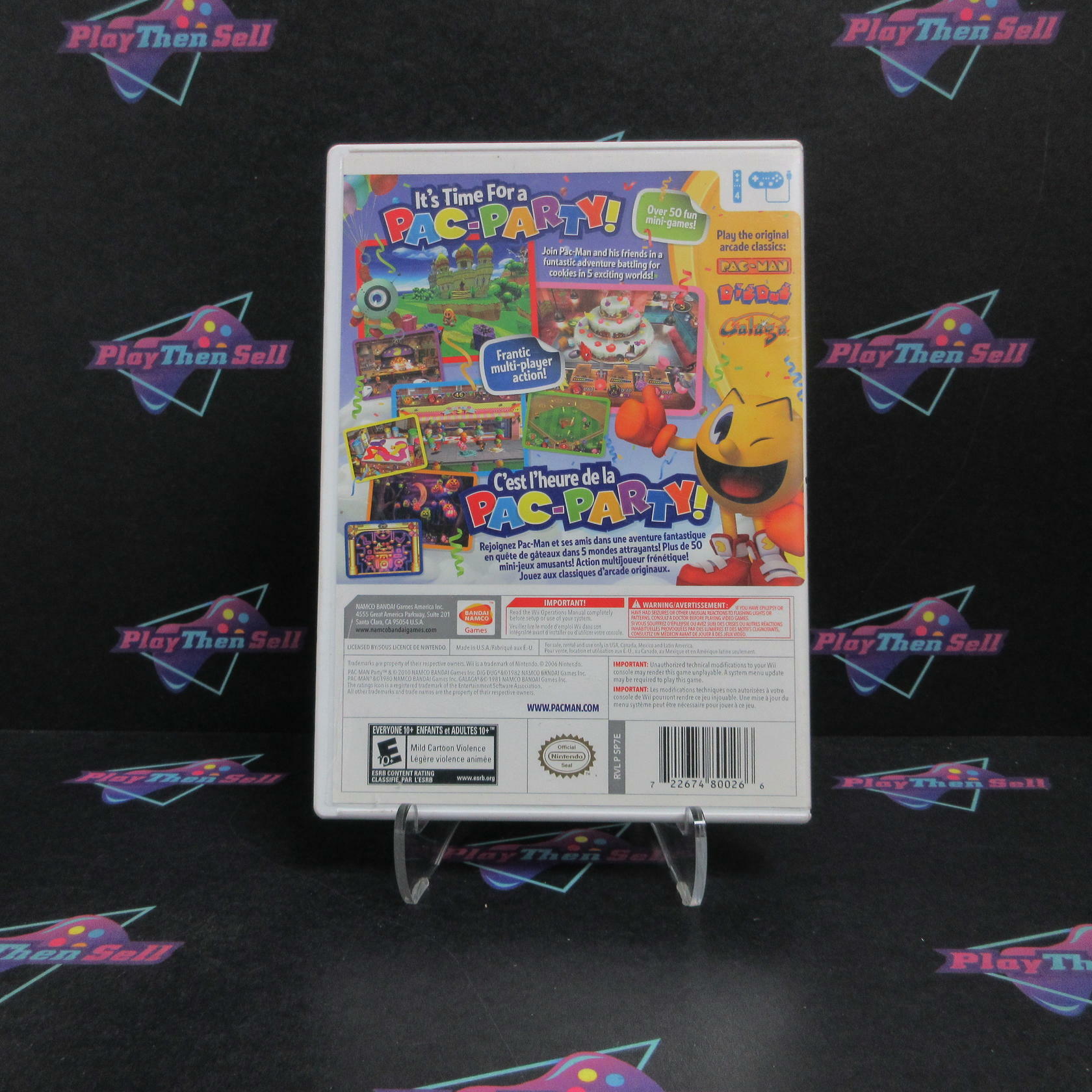 Pac-Man Party Nintendo Wii Complete - Very Good