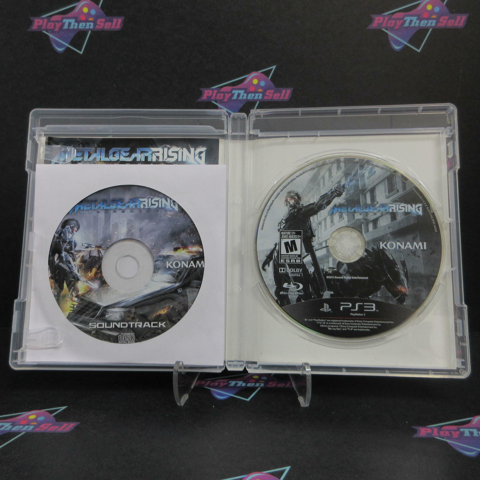 Metal Gear Rising Revengeance PS3 PlayStation 3 +Soundtrack Complete - Refurbished