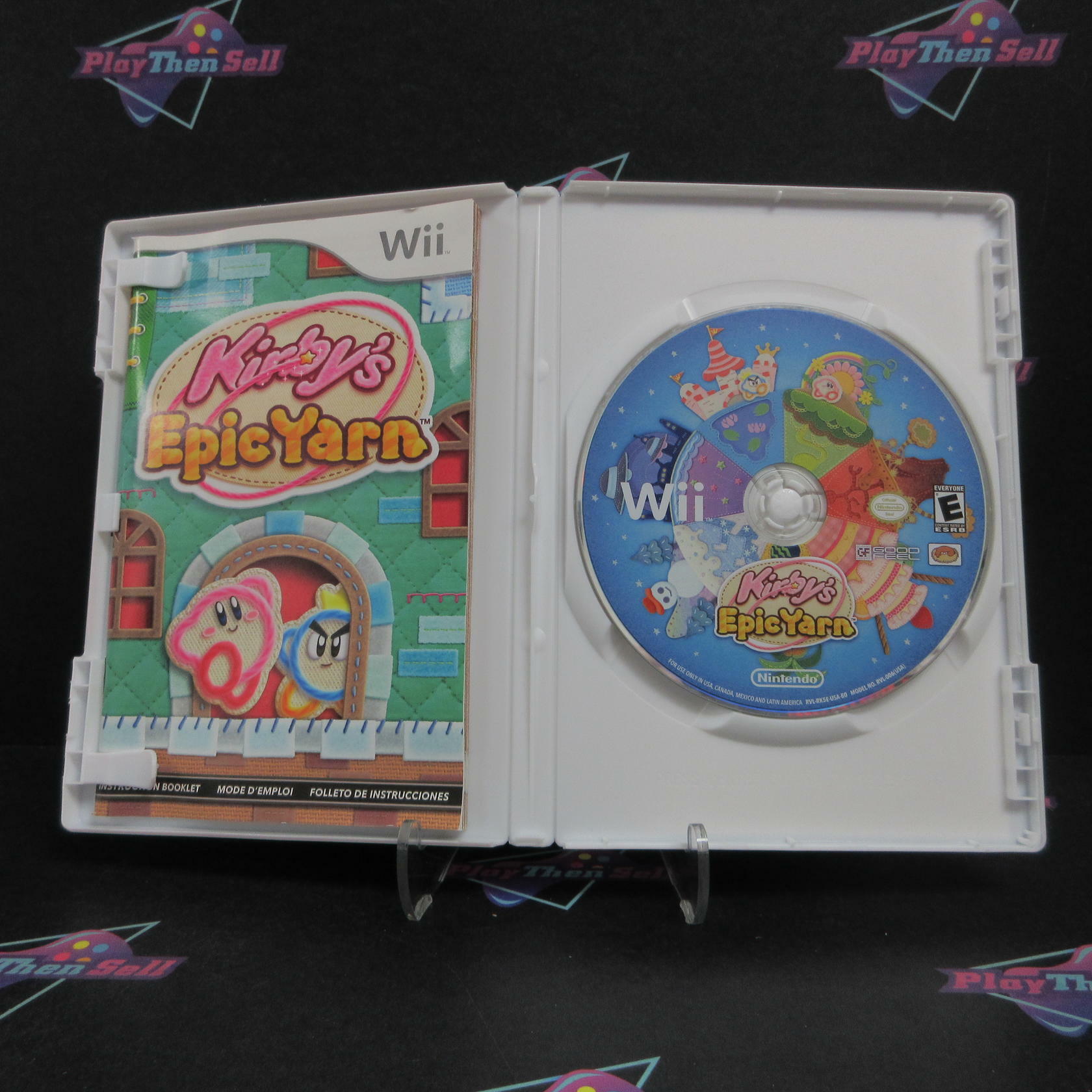 Kirby's Epic Yarn Nintendo Wii Complete - Refurbished