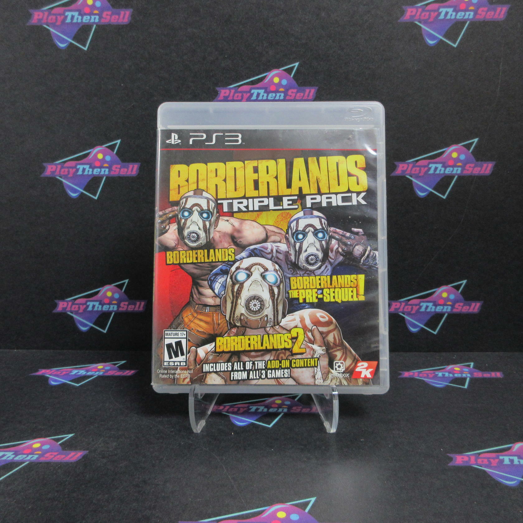 Borderlands Triple Pack PS3 PlayStation 3 Complete - Very Good