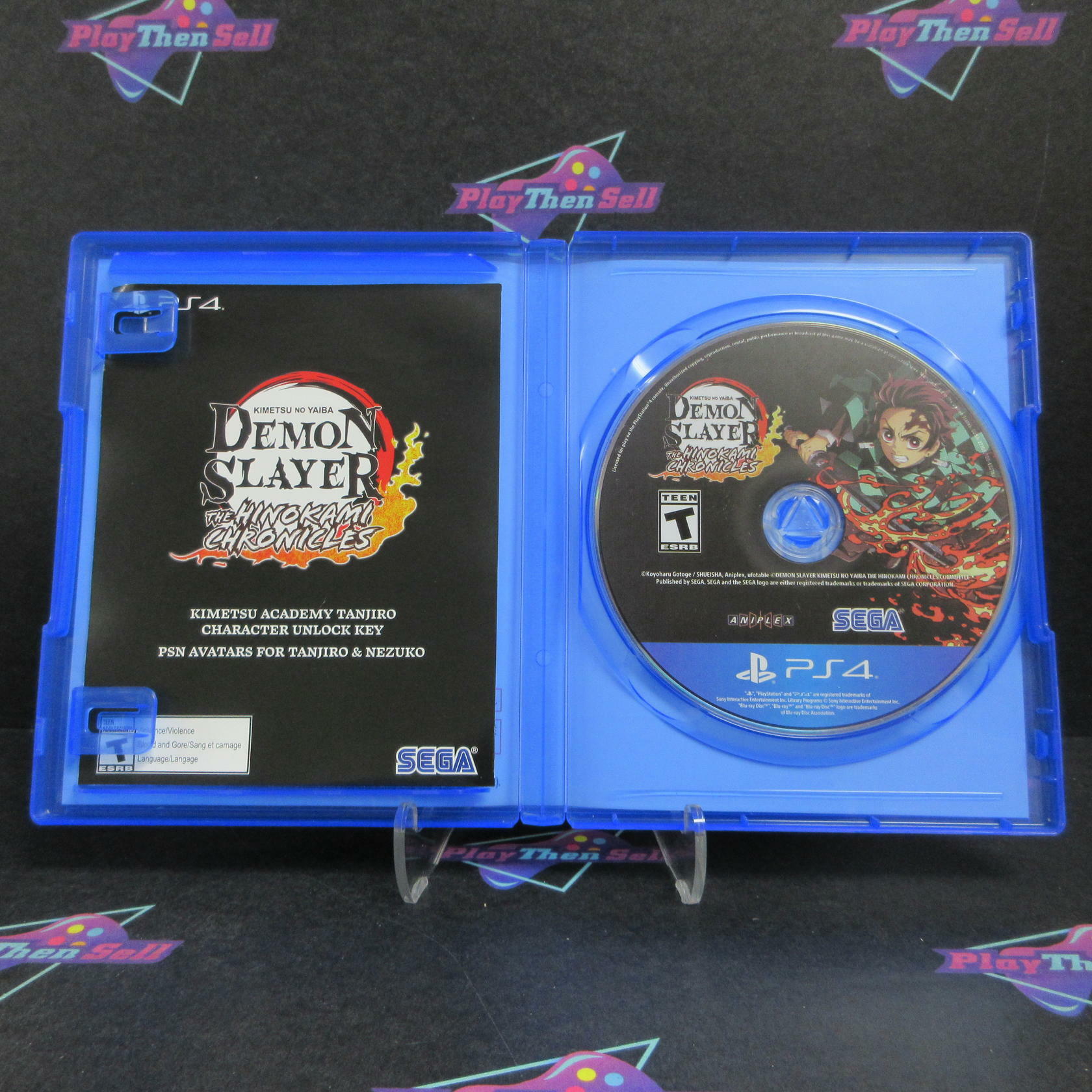 Demon Slayer The Hinokami Chronicles PS4 PlayStation 4 Complete - Very Good