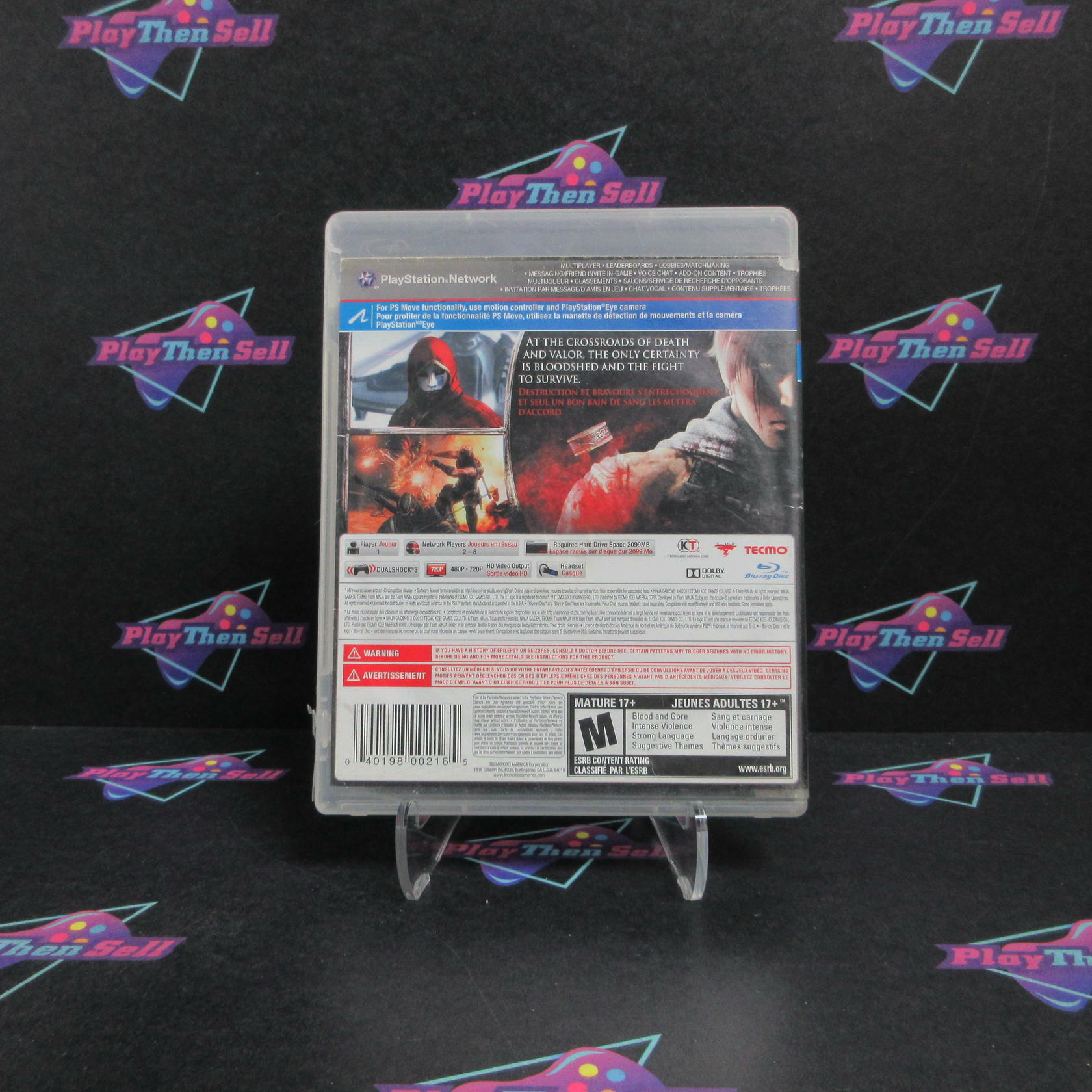 Ninja Gaiden 3 PS3 PlayStation 3 Complete - Very Good