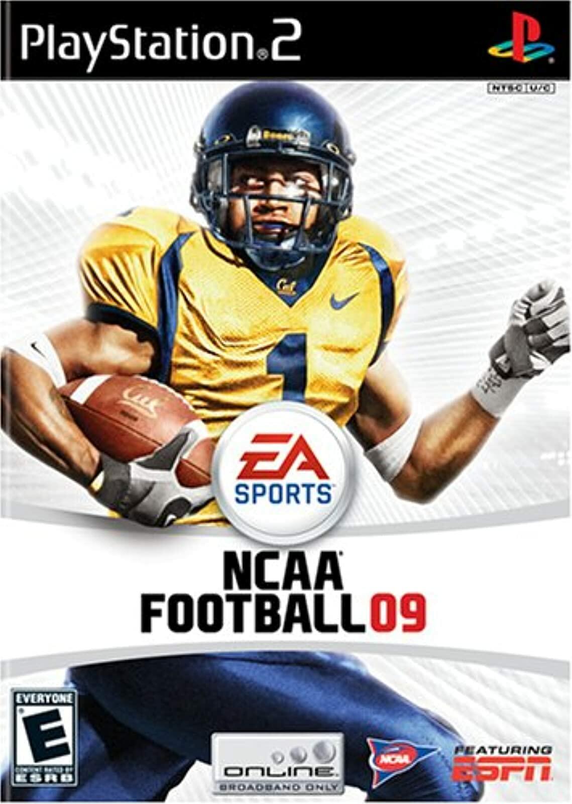 NCAA Football 09  PS2 PlayStation 2 Complete - Very Good