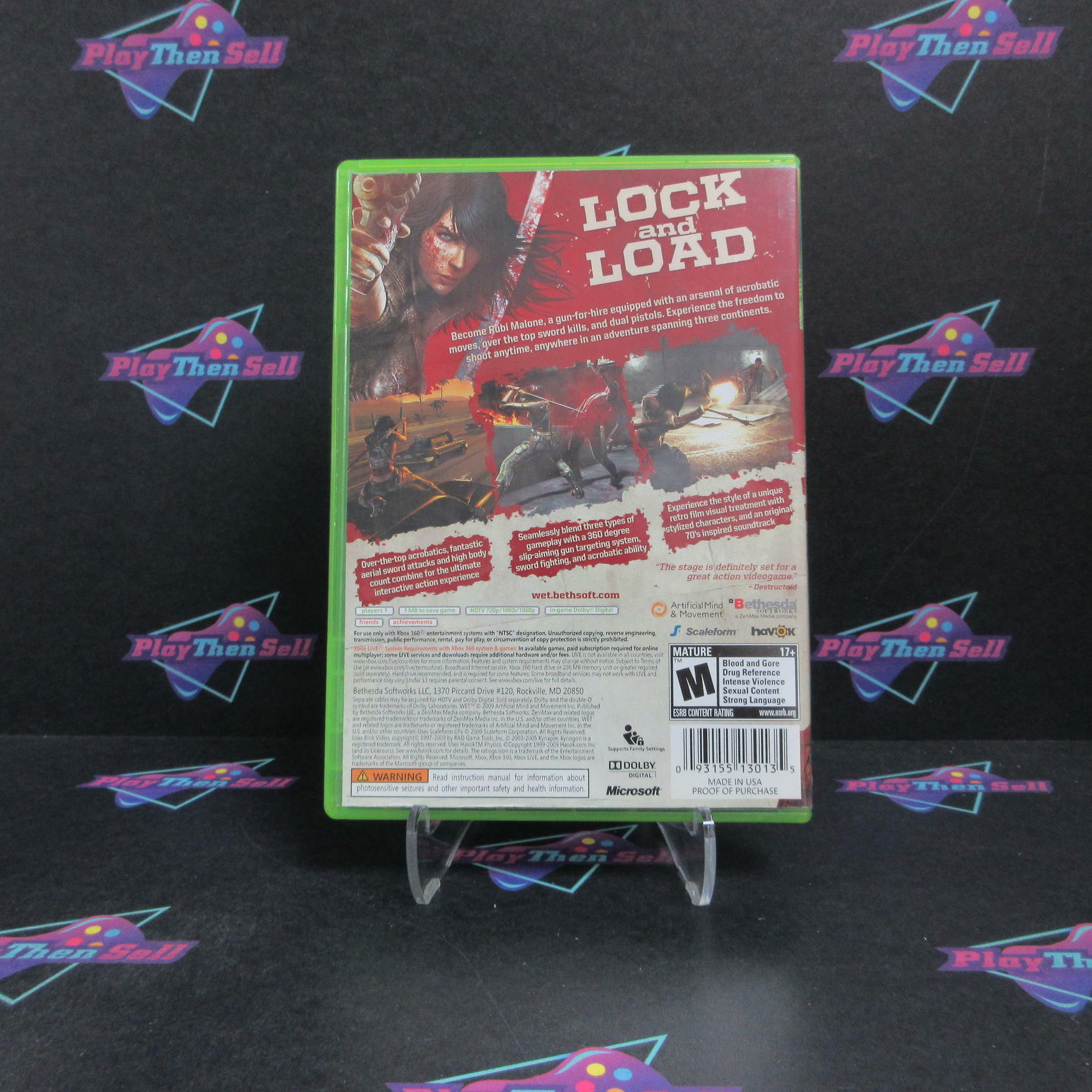 WET Xbox 360 Complete - Very Good