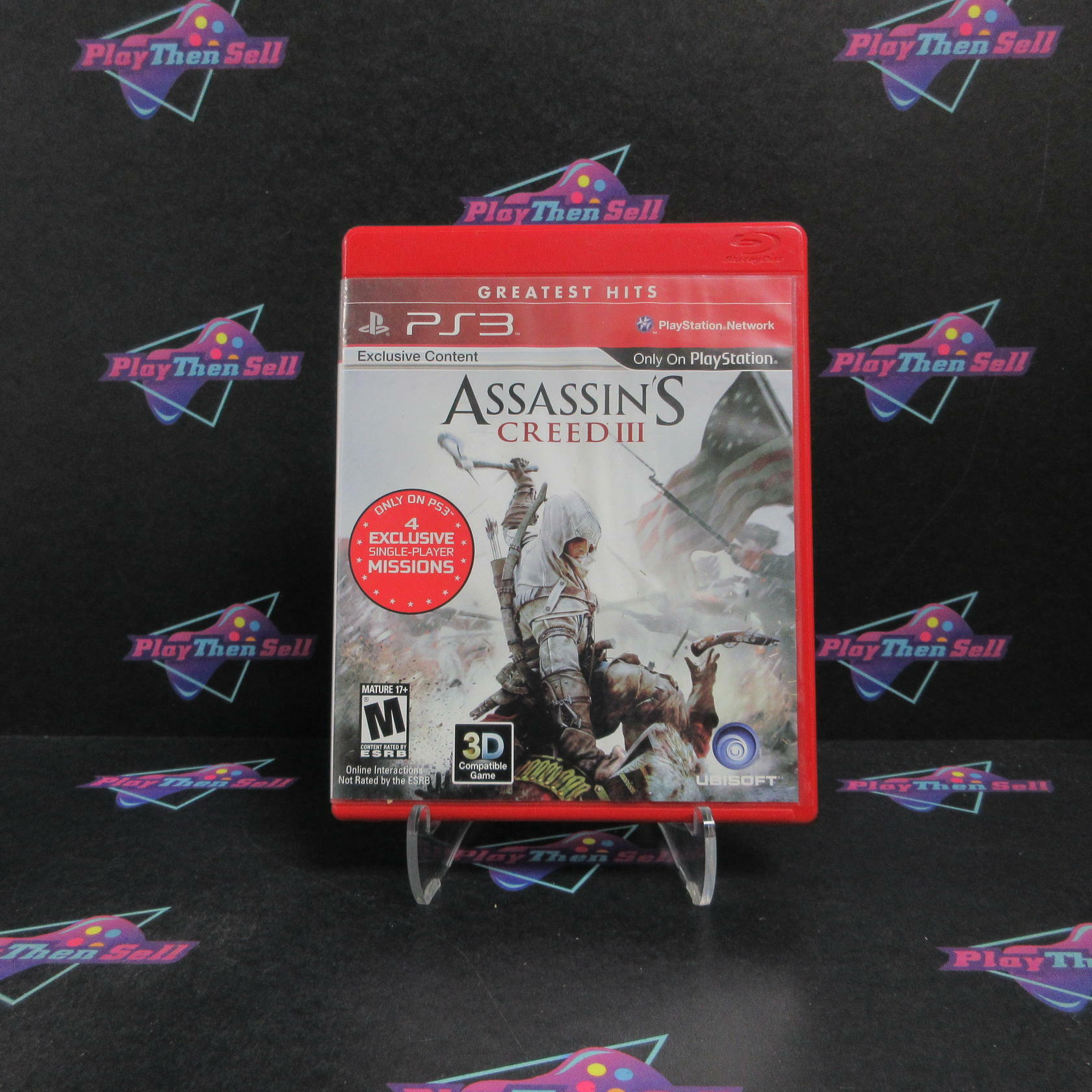 Assassin's Creed III PS3 PlayStation 3 GH Complete - Very Good