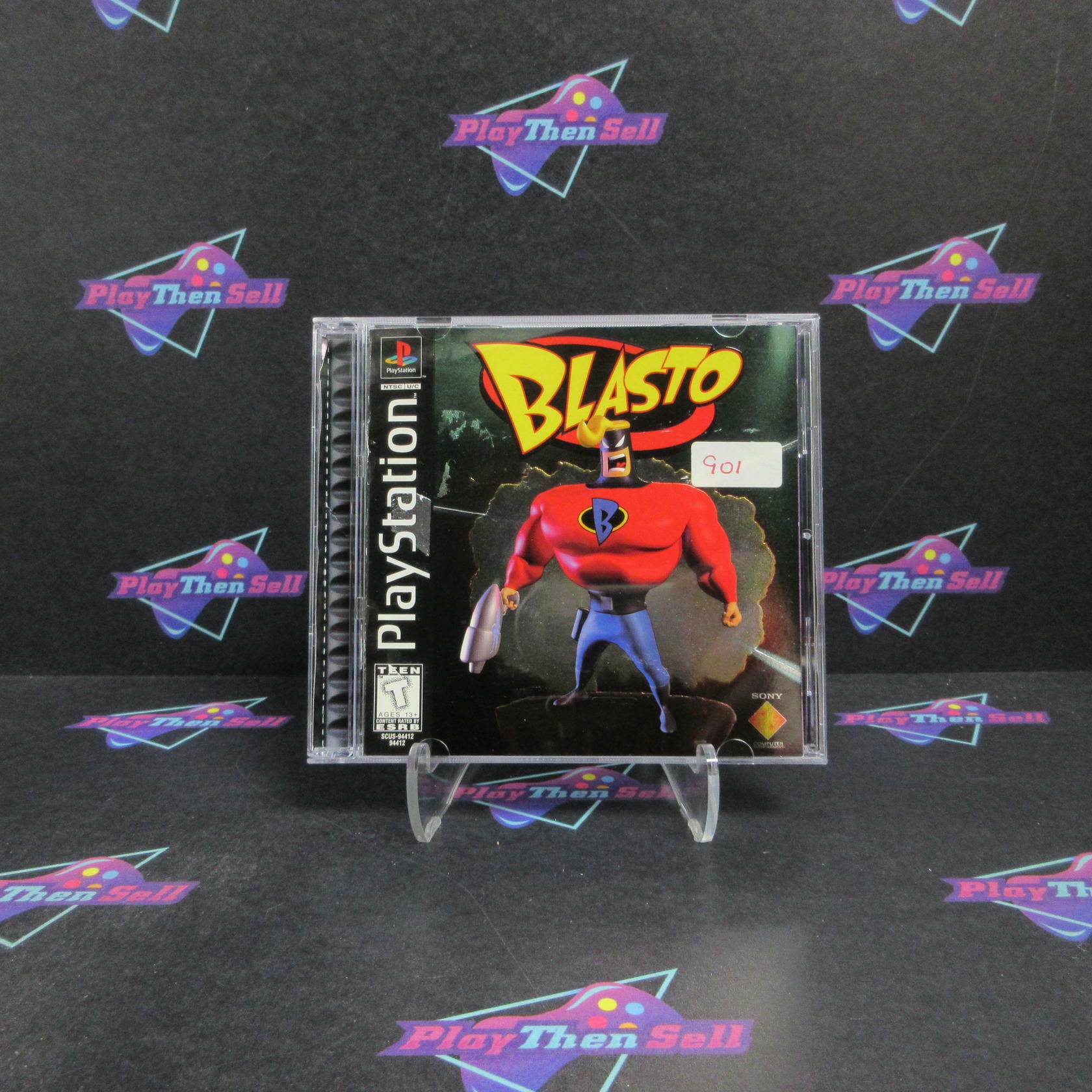 Blasto PS1 PlayStation 1 Complete - Very Good