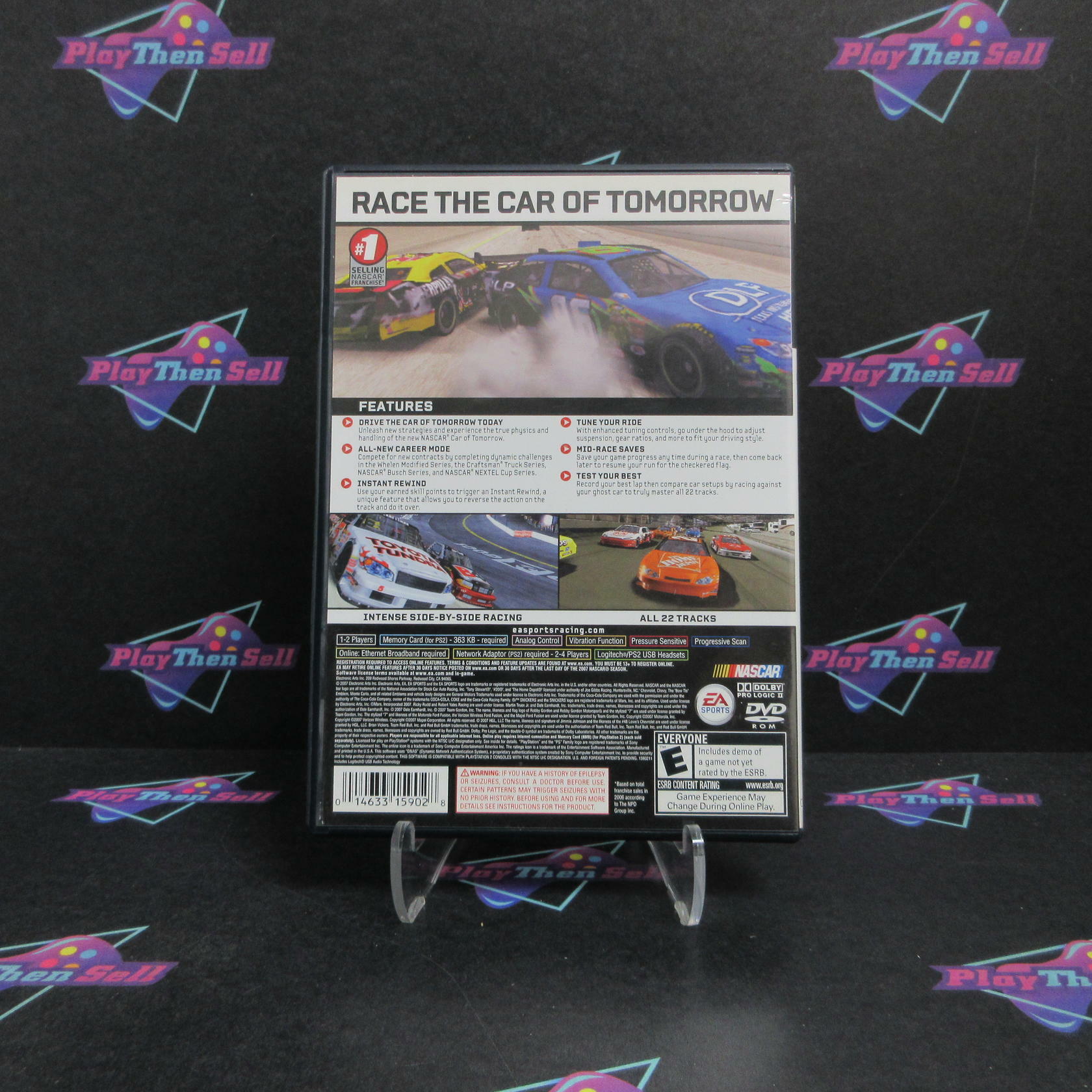 NASCAR 2008 Limited Edition PS2 PlayStation 2 + Sleeve Complete - Refurbished