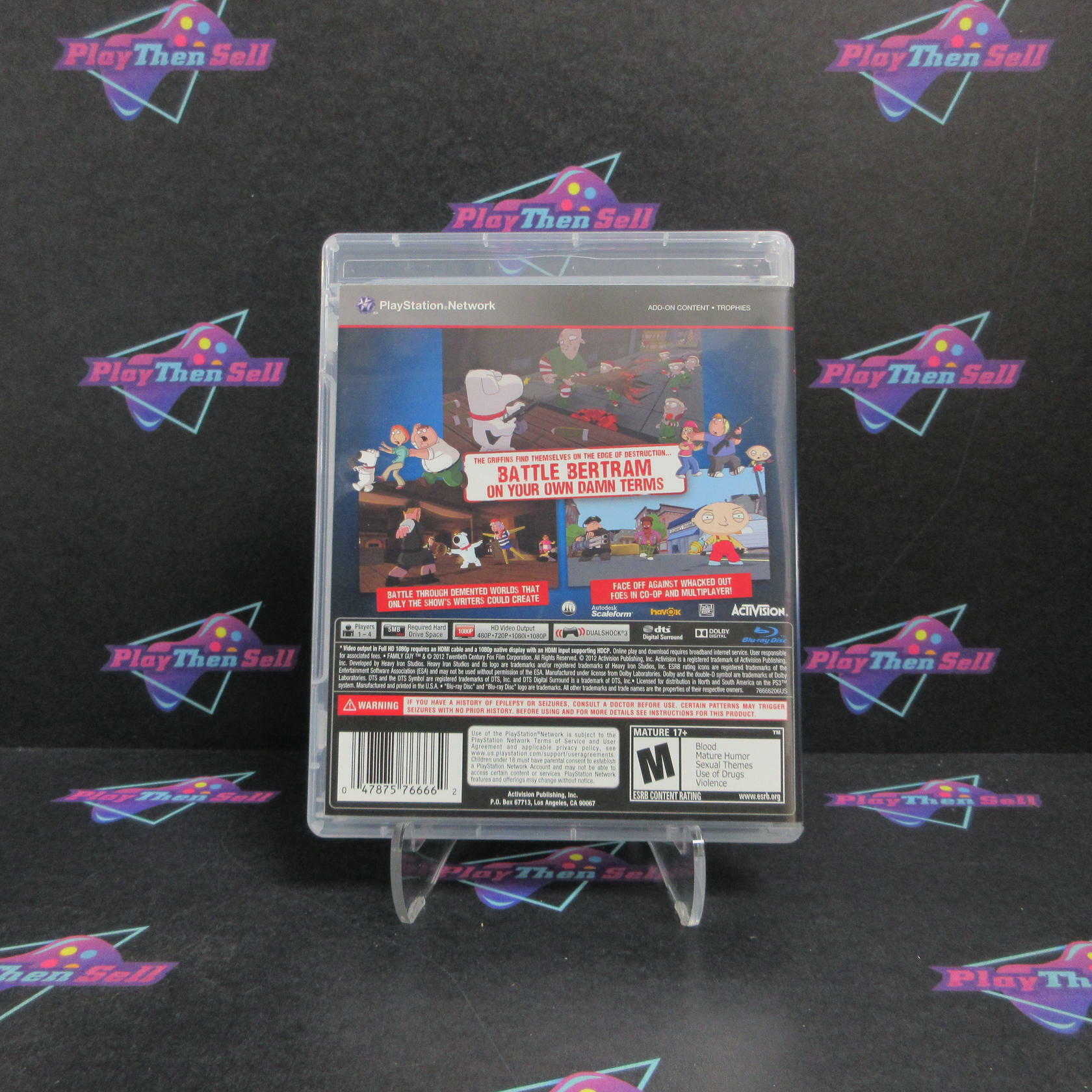 Family Guy Back to the Multiverse PS3 PlayStation 3 Complete - Refurbished