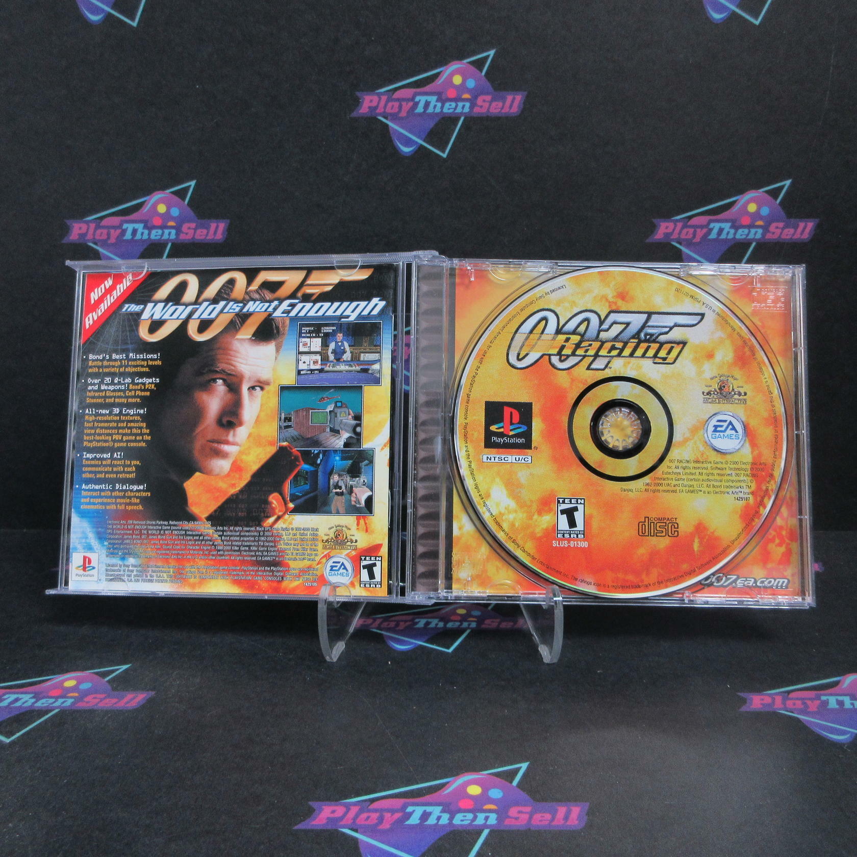 007 Racing PS1 PlayStation 1 + Reg Card Complete - Excellent