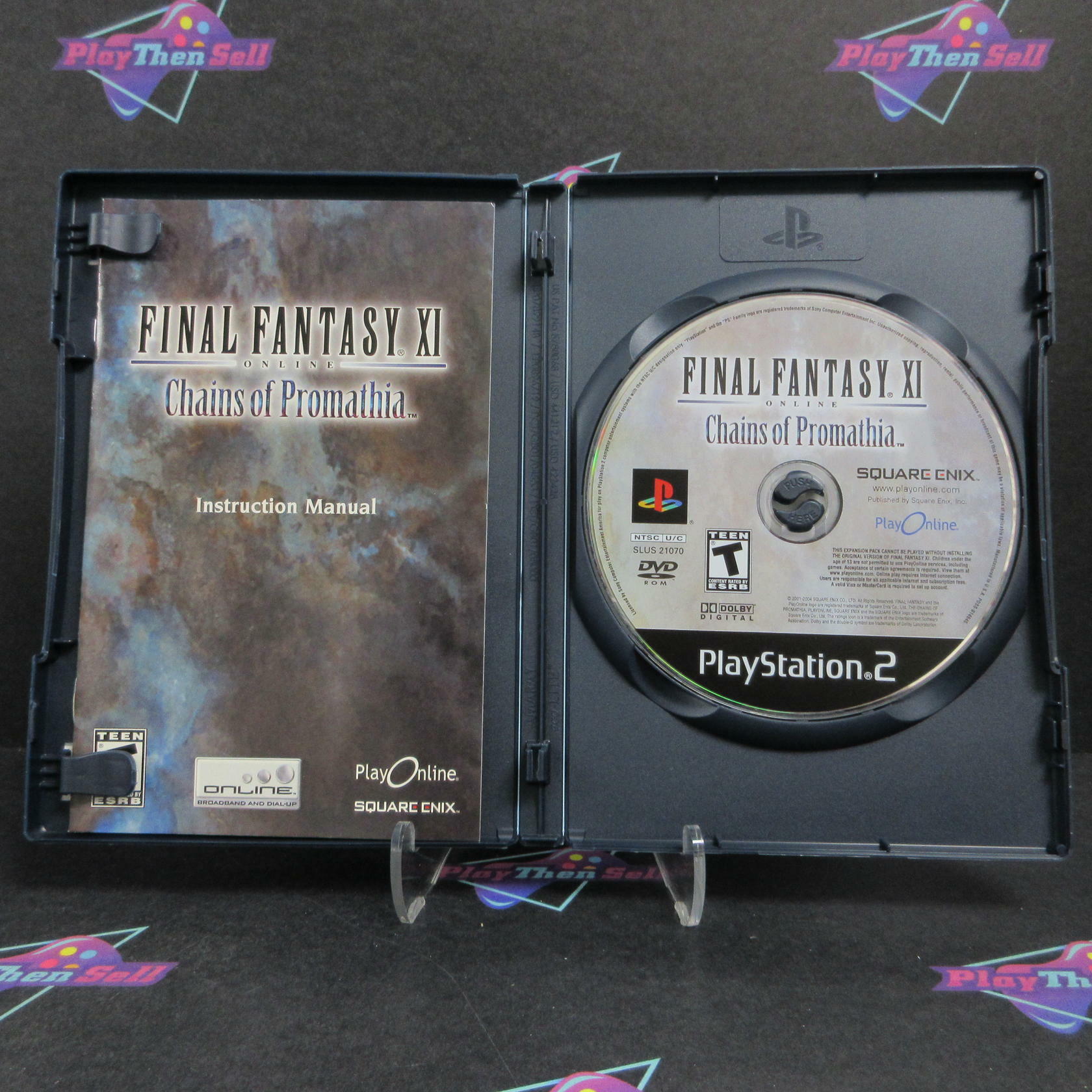 Final Fantasy XI Chains of Promathia Expansion Pack PS2 + Reg CIB - Refurbished
