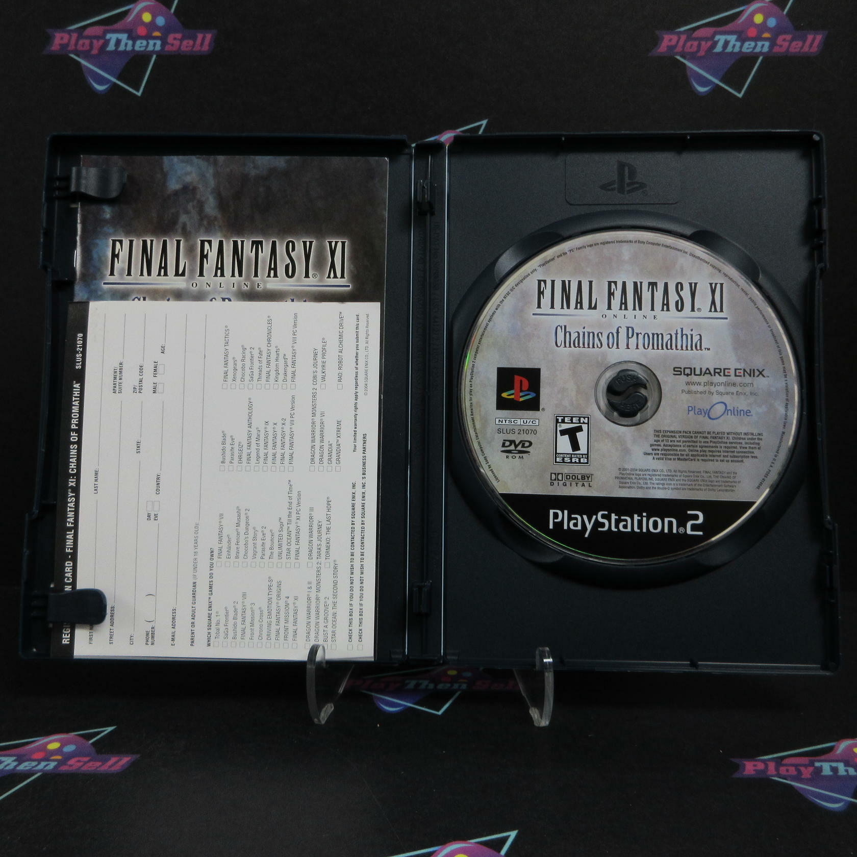 Final Fantasy XI Chains of Promathia Expansion Pack PS2 + Reg CIB - Refurbished