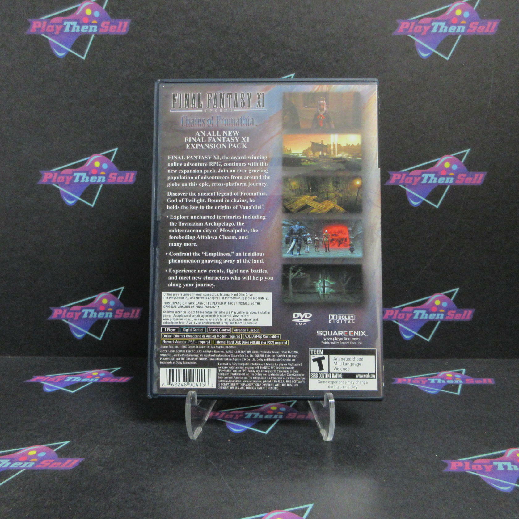 Final Fantasy XI Chains of Promathia Expansion Pack PS2 + Reg CIB - Refurbished