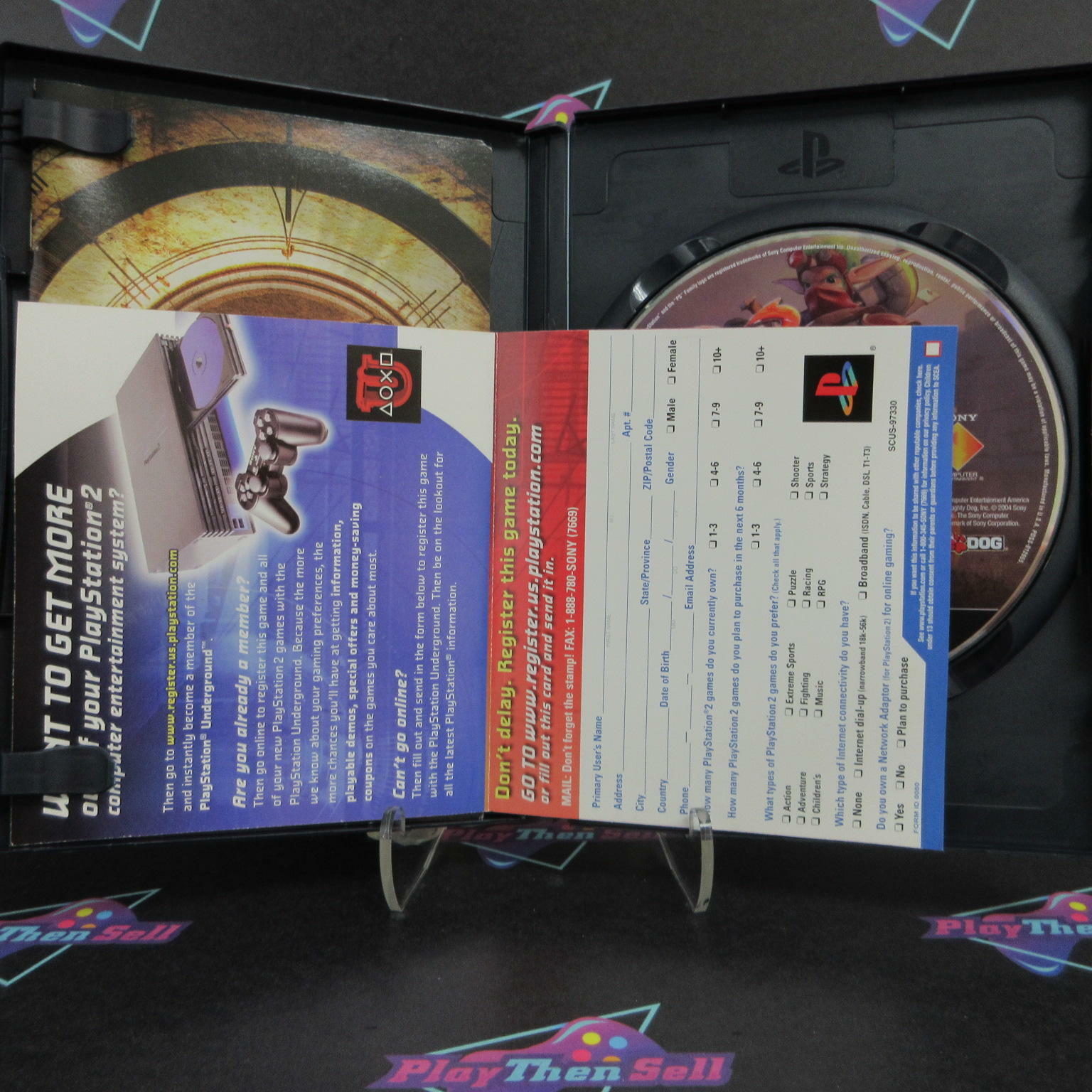 Jak 3 PS2 PlayStation 2 + Reg Card Complete - Refurbished