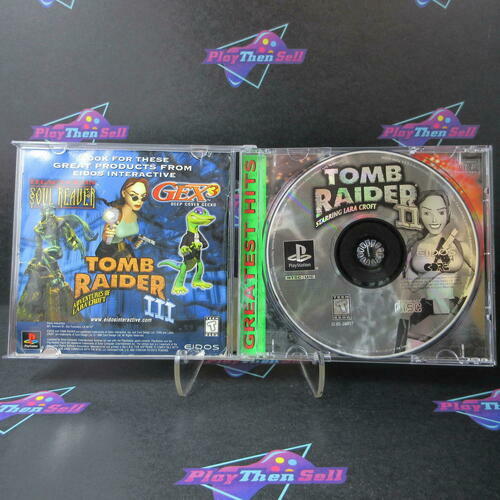 Tomb Raider II PS1 PlayStation 1 GH Complete - Very Good
