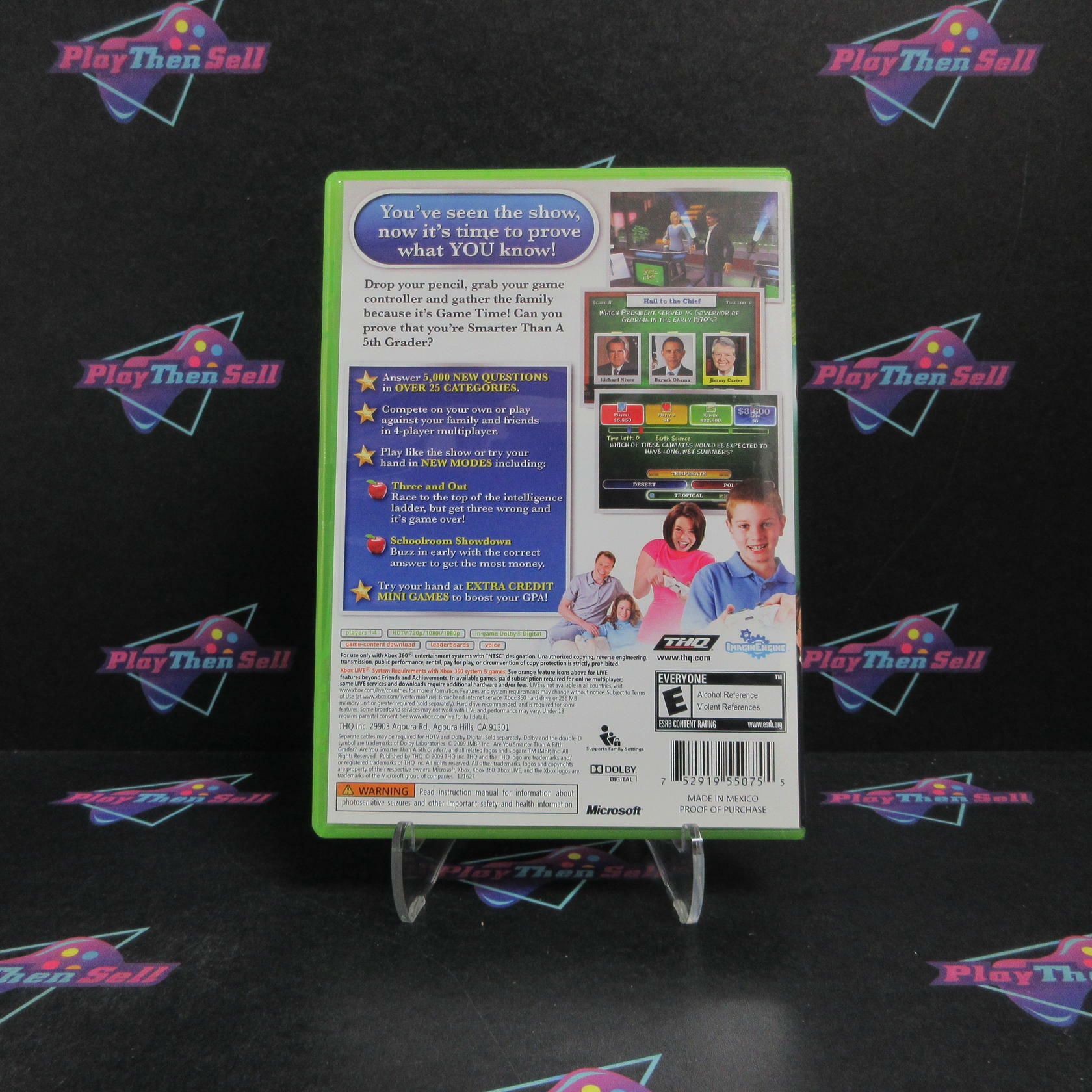 Are You Smarter Than A 5th Grader Game Time Xbox 360 Complete - Refurbished