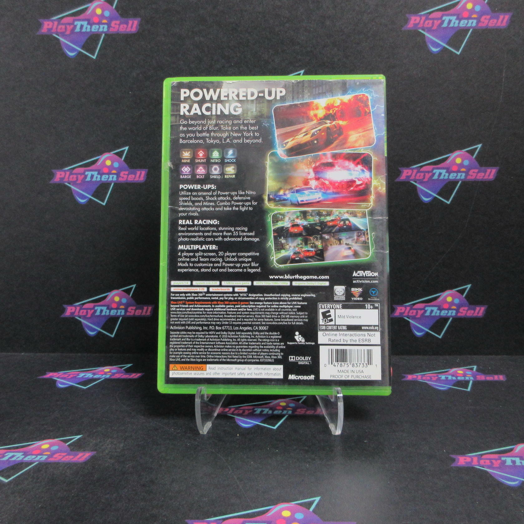 Blur Xbox 360 Complete - Very Good