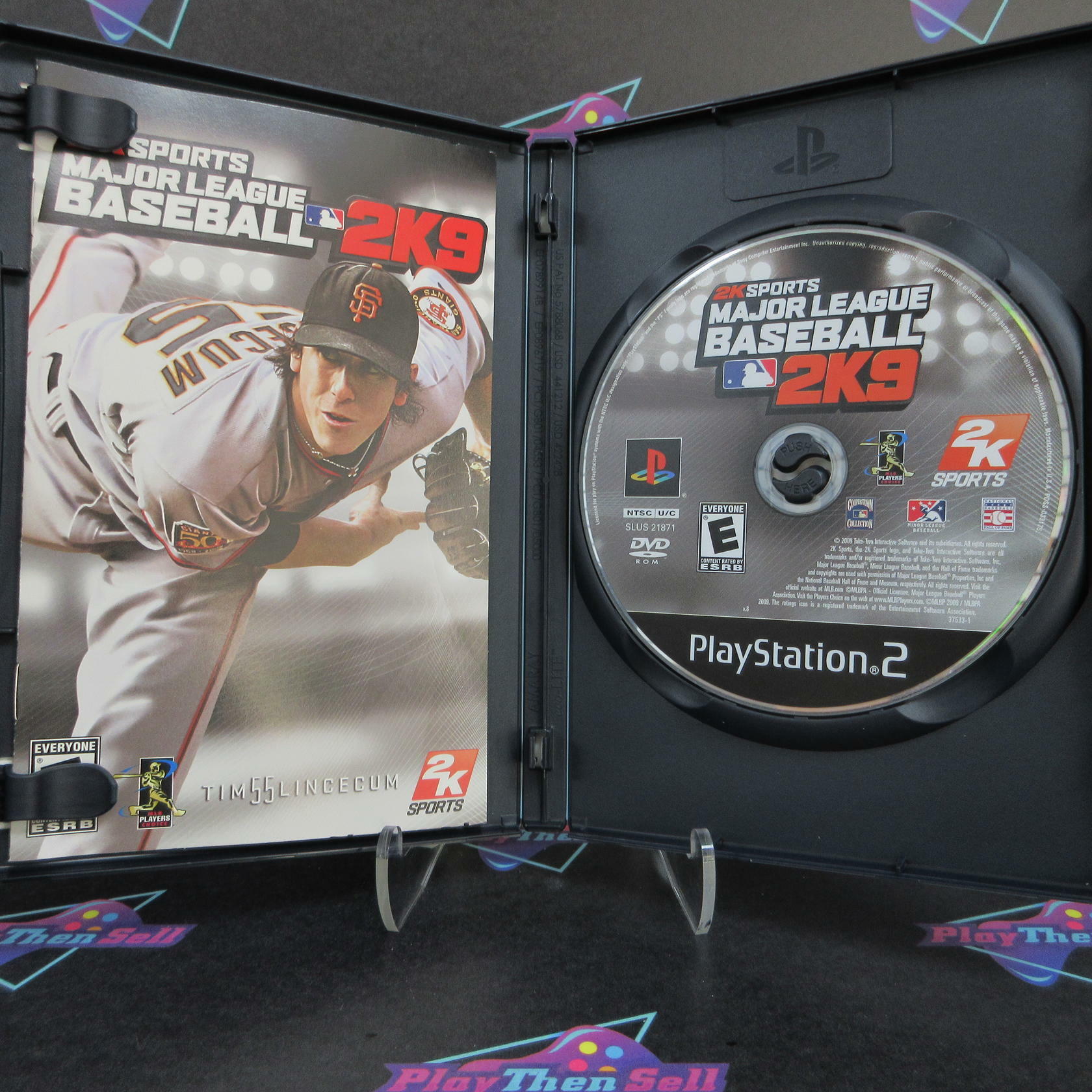 Major League Baseball 2K9 PS2 PlayStation 2 Complete - Refurbished
