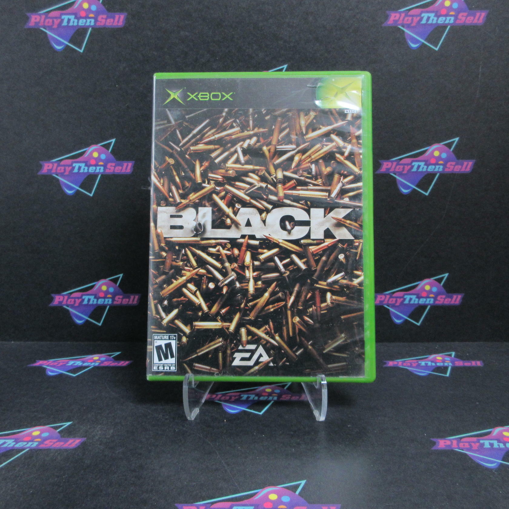 Black Xbox Complete - Very Good