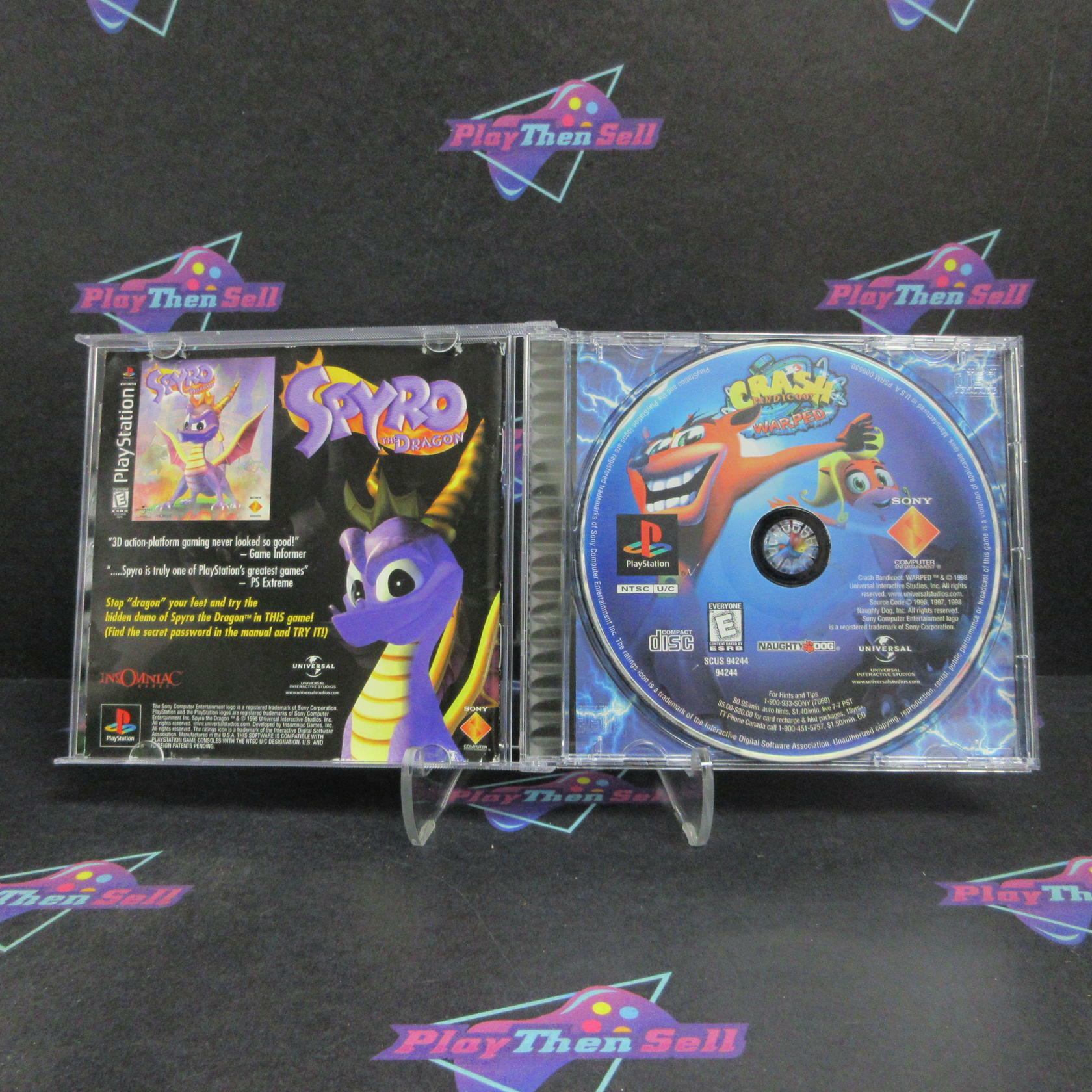 Crash Bandicoot 3 Warped PS1 PlayStation 1 Complete - Very Good