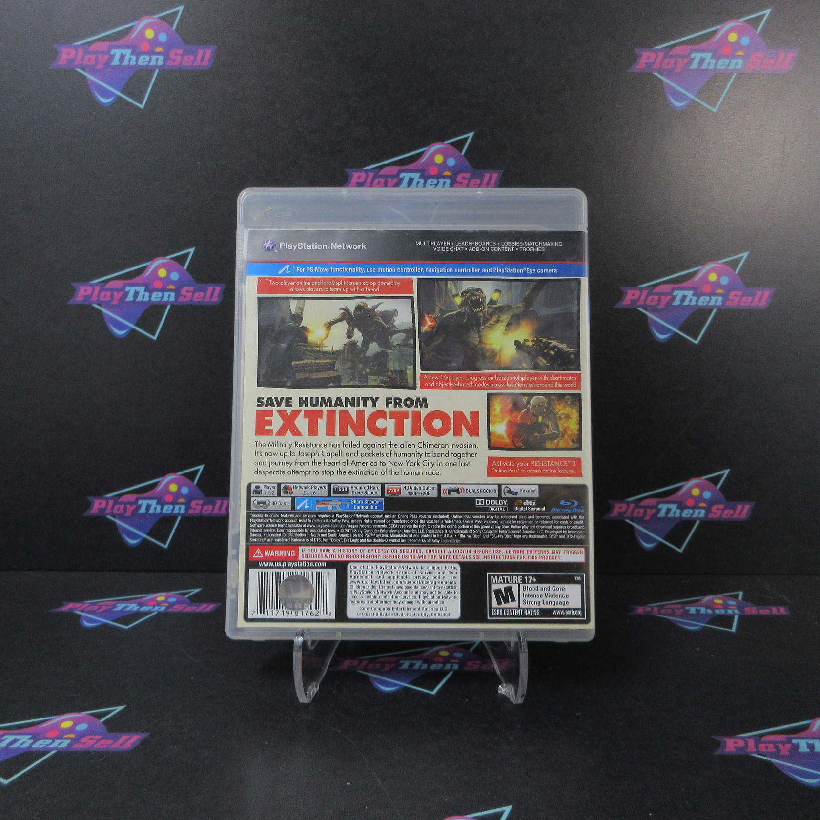 Resistance 3 PS3 PlayStation 3 Complete - Very Good