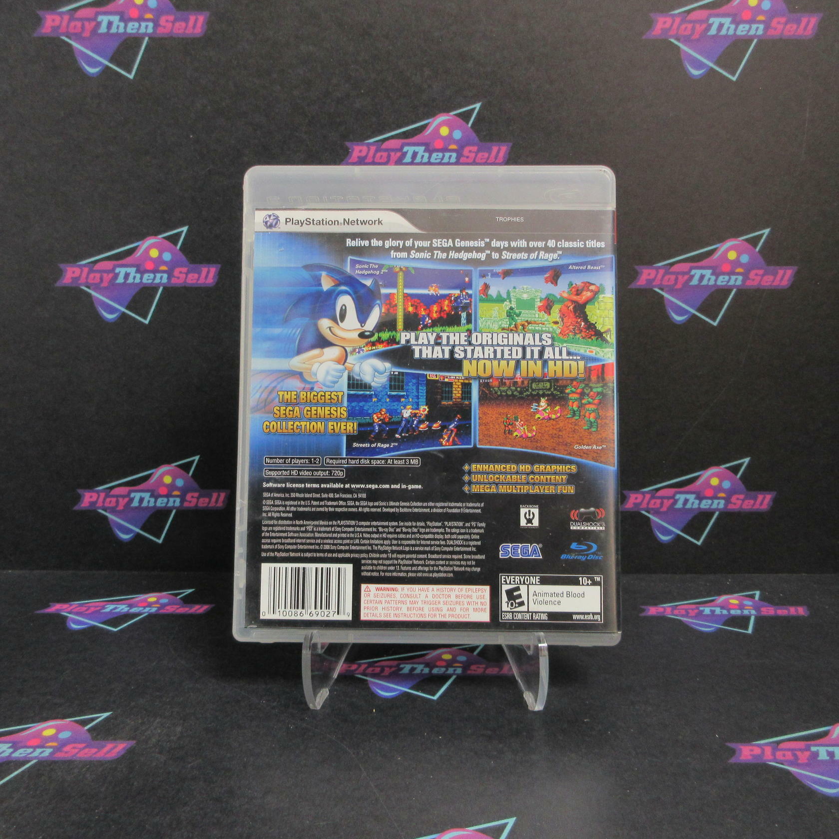 Sonic's Ultimate Genesis Collection PlayStation 3 CIB - Very Good