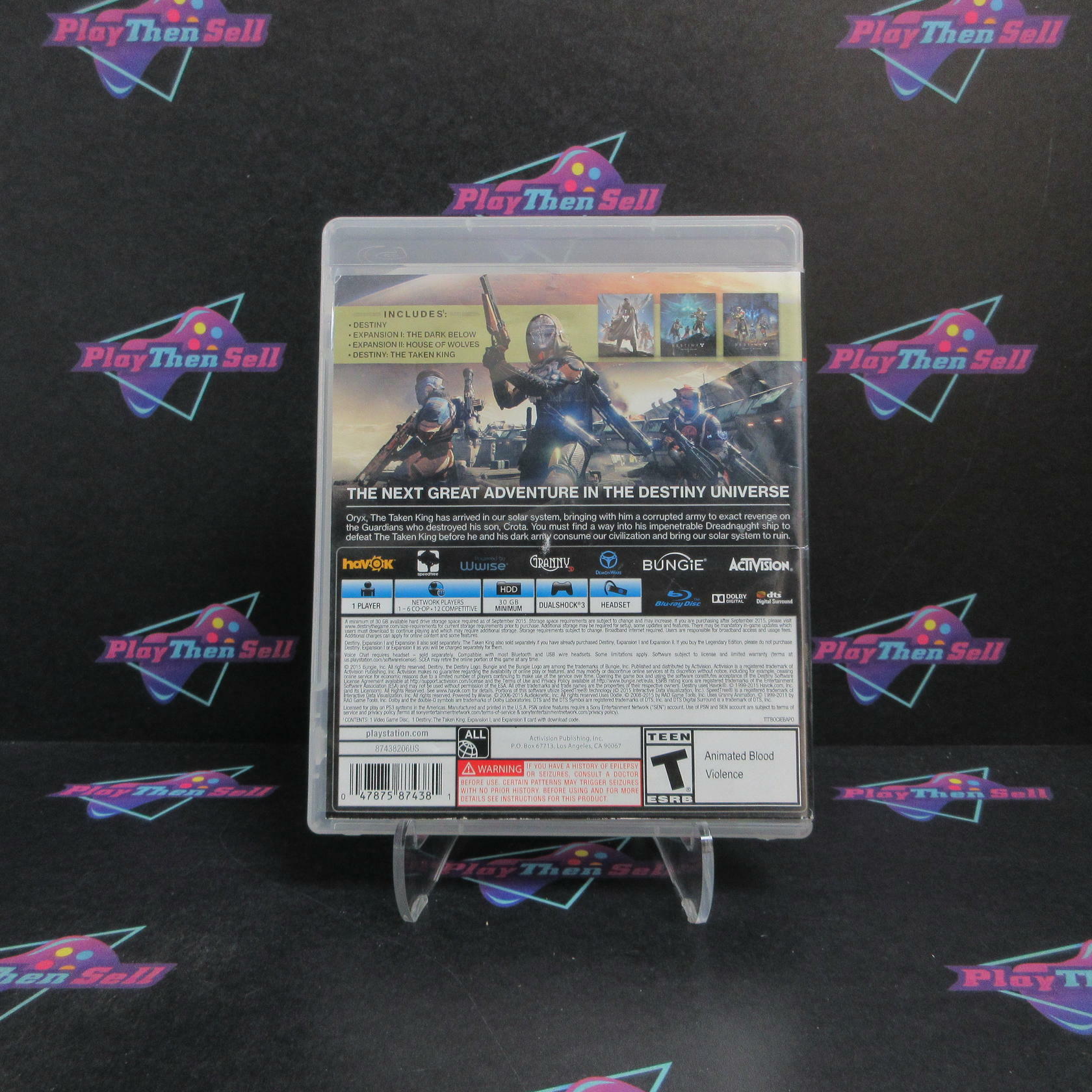 Destiny The Taken King Legendary Edition PS3 CIB - Very Good