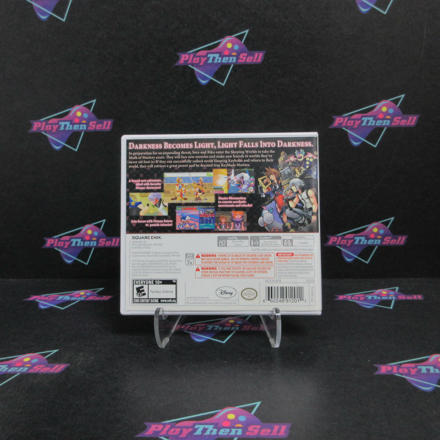 Kingdom Hearts 3D Dream Drop Distance Nintendo 3DS Complete - Refurbished