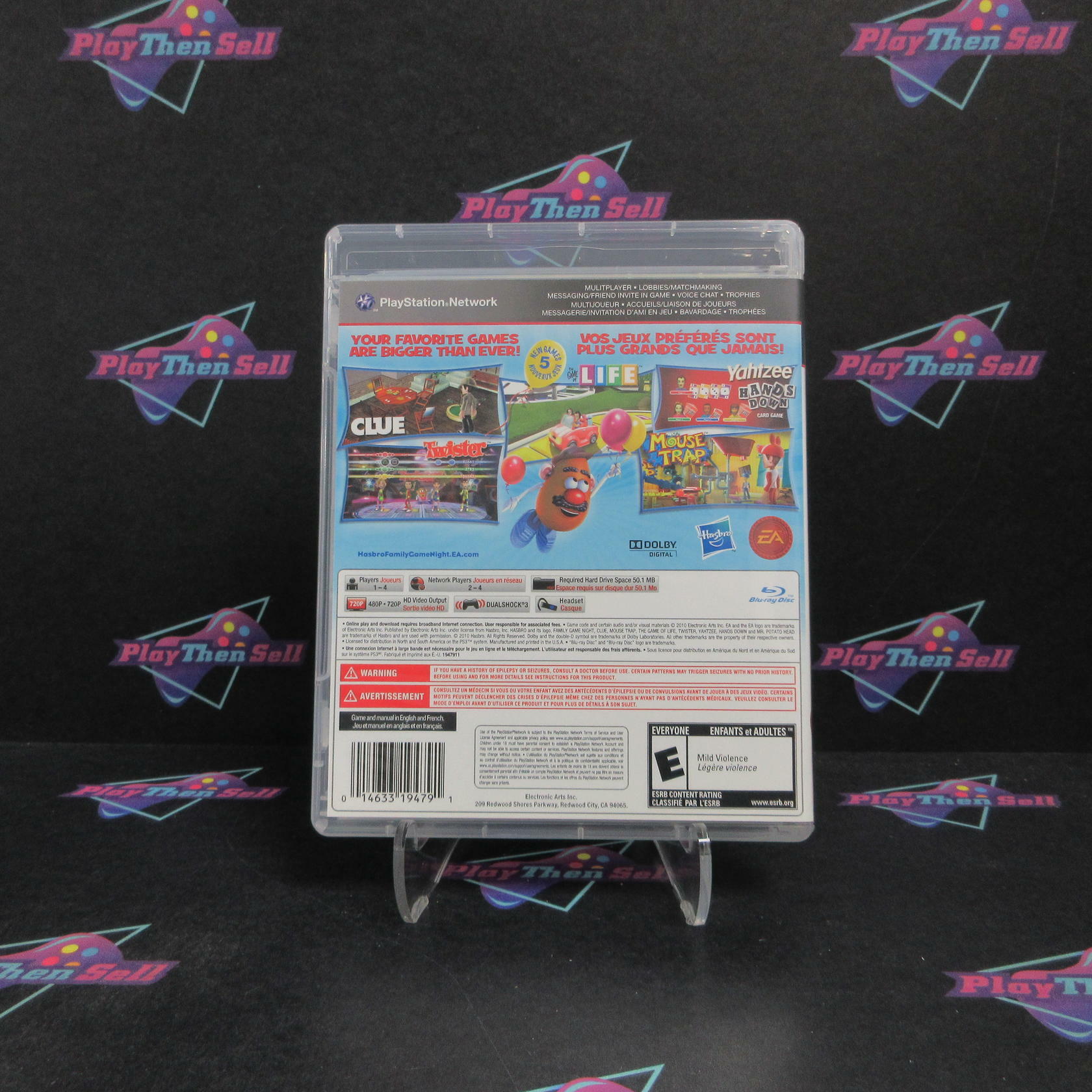 Hasbro Family Game Night 3 PS3 PlayStation 3 Complete - Refurbished