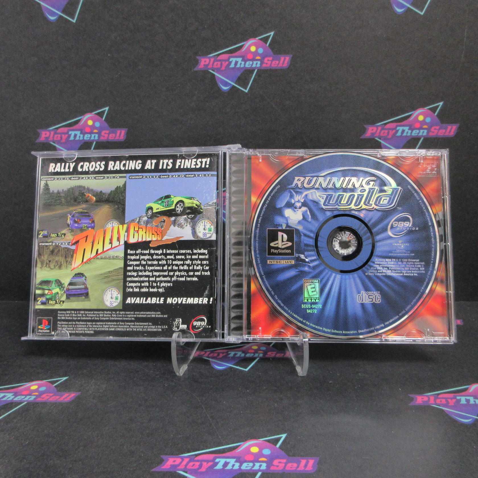 Running Wild PS1 PlayStation 1 Complete - Refurbished