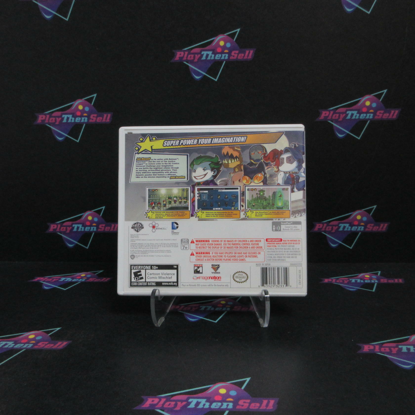 Scribblenauts Unmasked Nintendo 3DS Complete - Refurbished