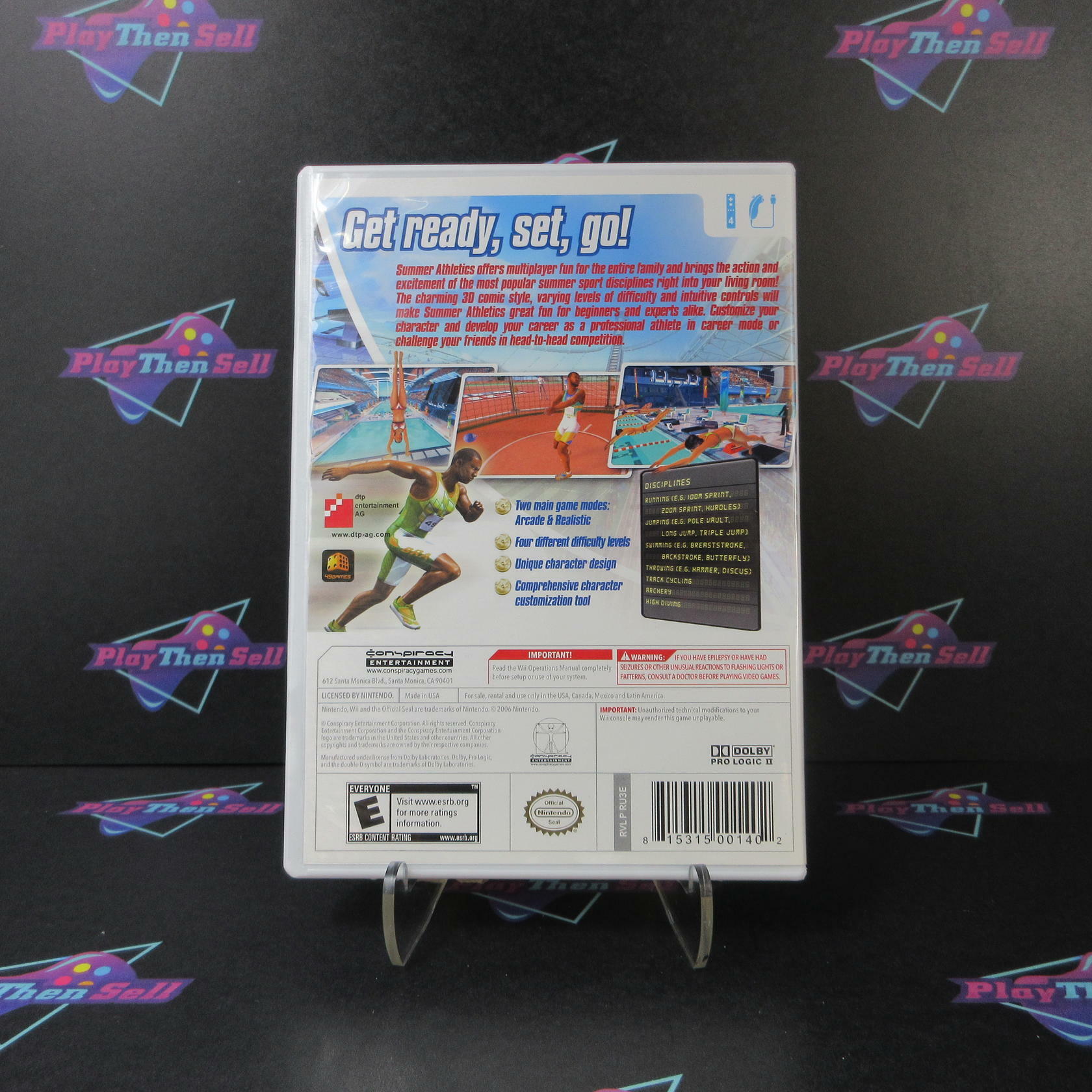 Summer Athletics Ultimate Challenge Nintendo Wii Complete - Refurbished