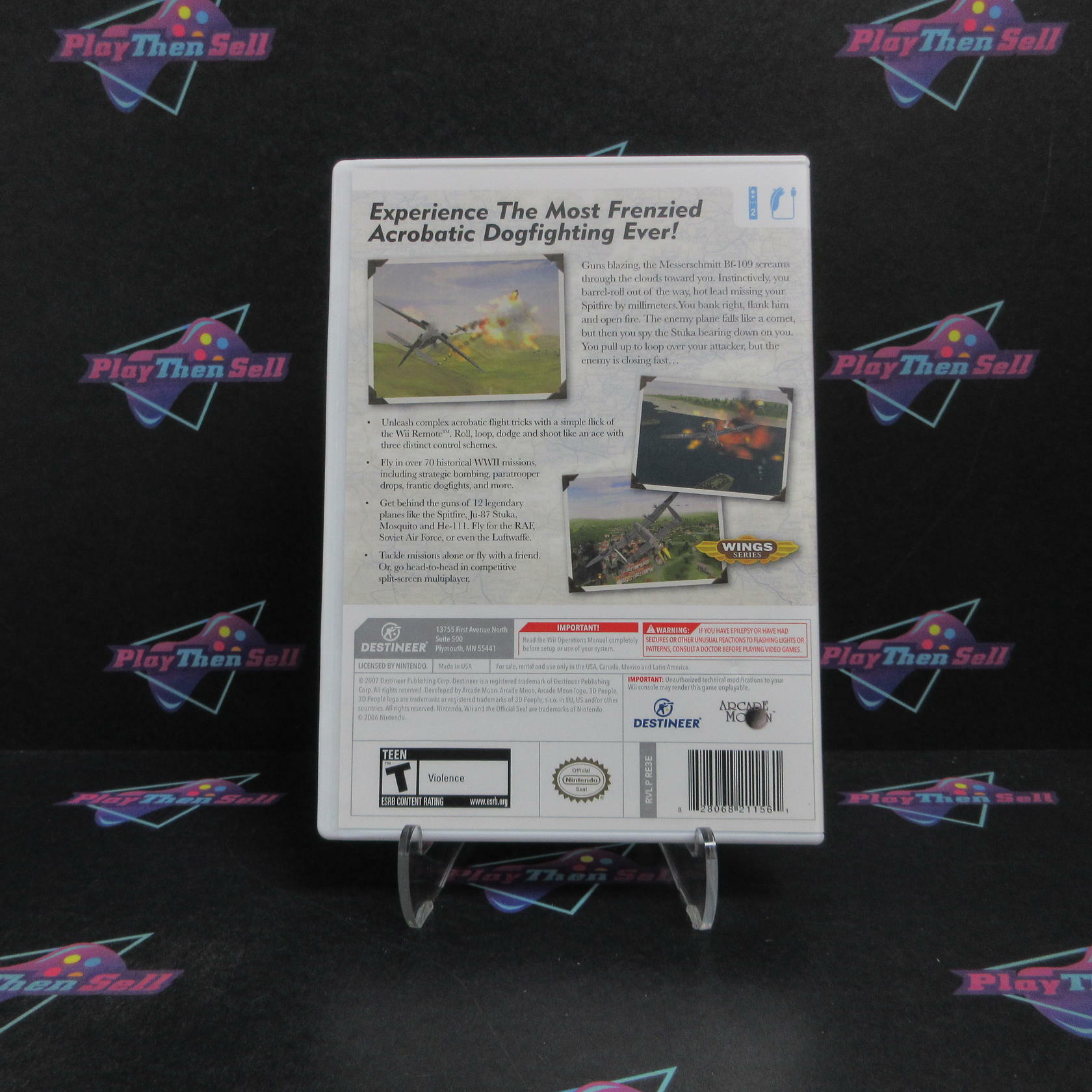 WWII Aces Nintendo Wii Complete - Refurbished