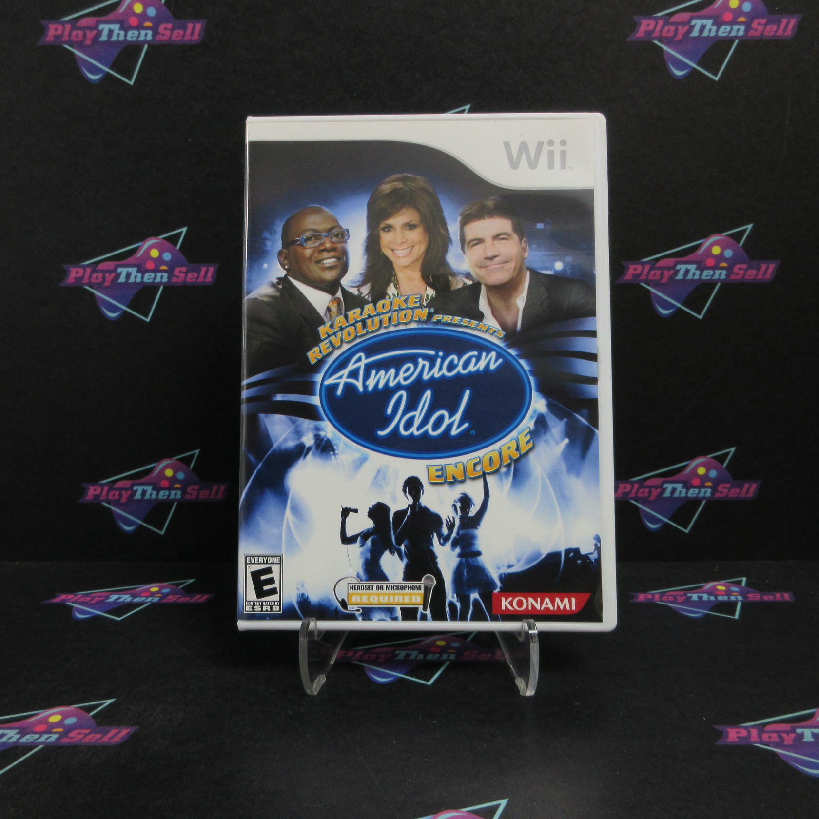 Karaoke Revolution Presents: American Idol Encore Nintendo Wii Complete - Refurbished
