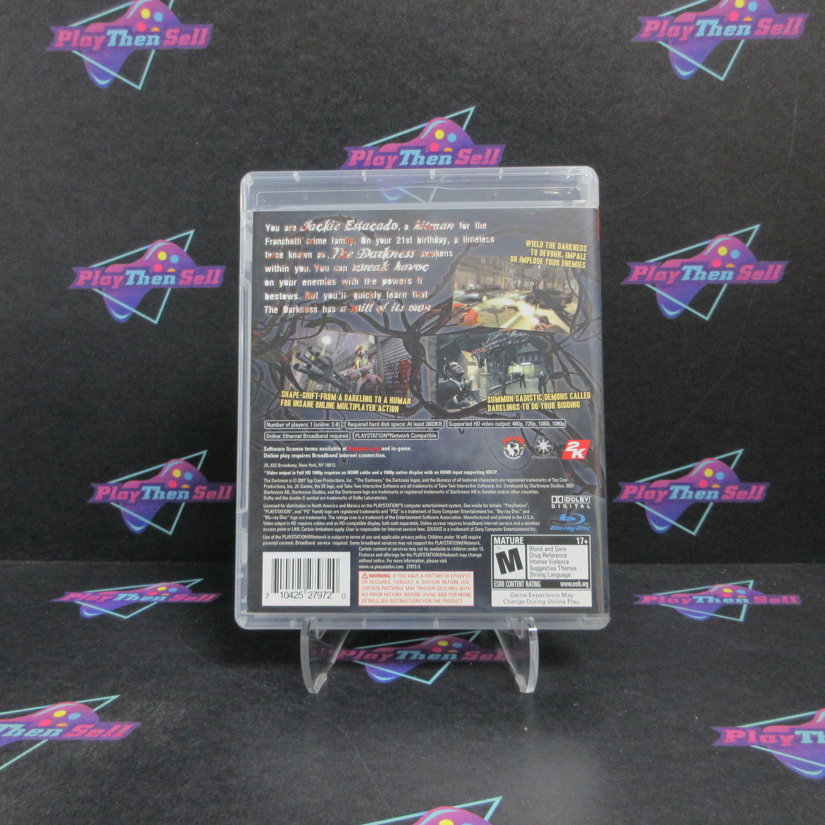 The Darkness PS3 PlayStation 3 Complete - Refurbished