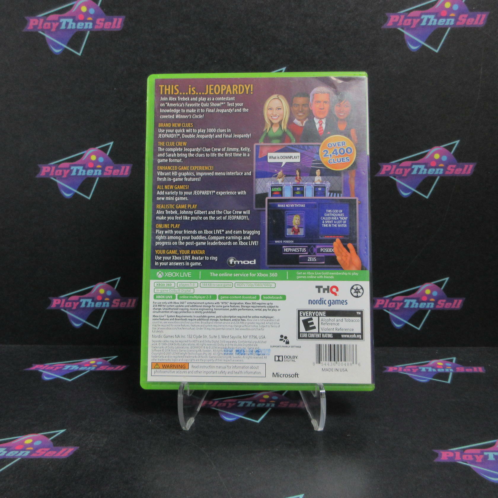 Jeopardy Xbox 360 Complete - Very Good