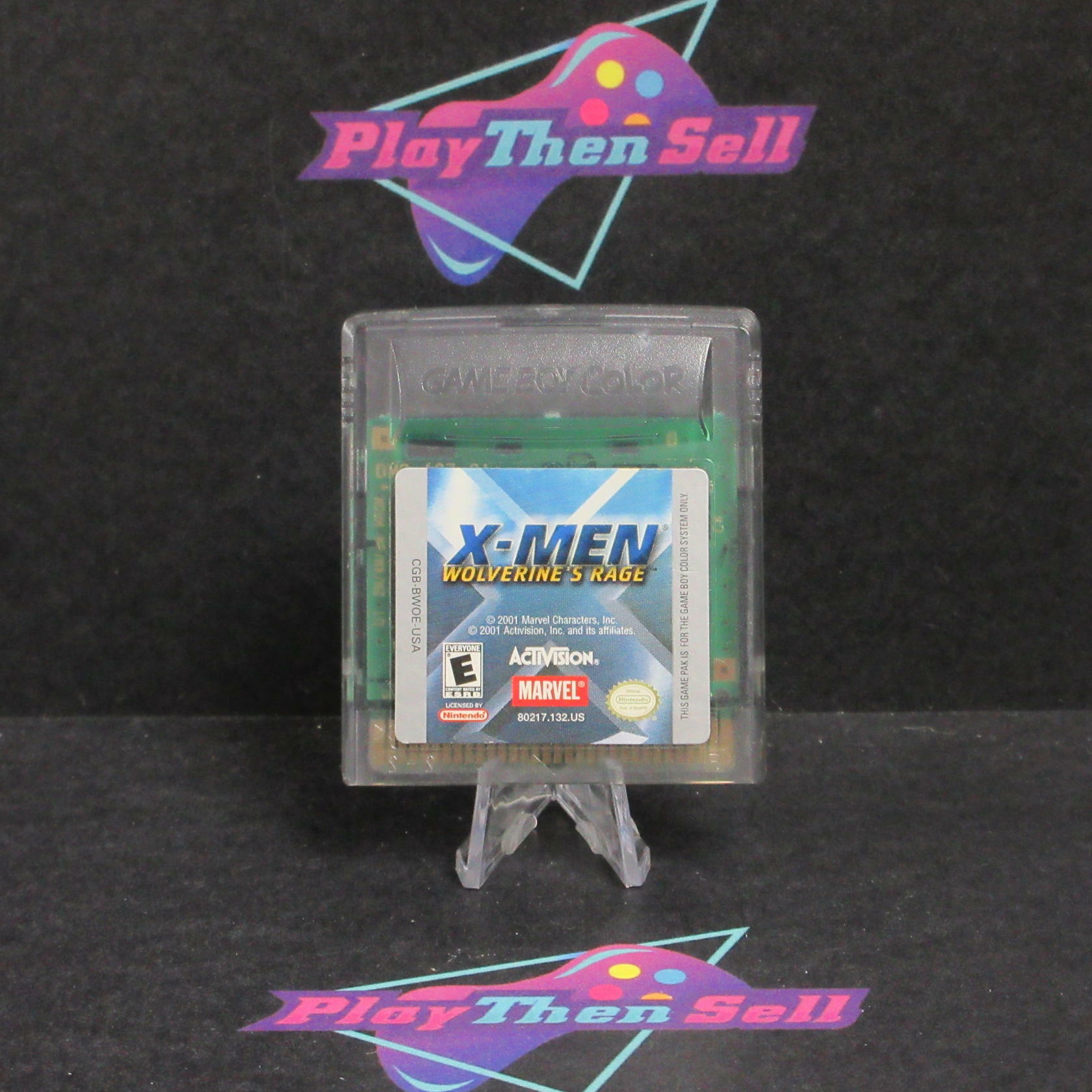 X-Men Wolverine's Rage Nintendo Gameboy Color Cart Only - Refurbished