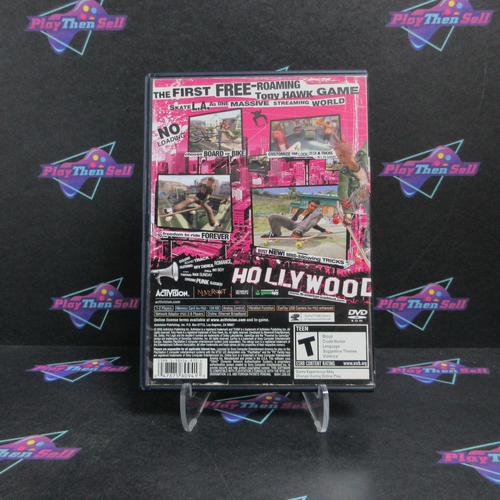 Tony Hawk's American Wasteland PS2 PlayStation 2 Complete - Very Good