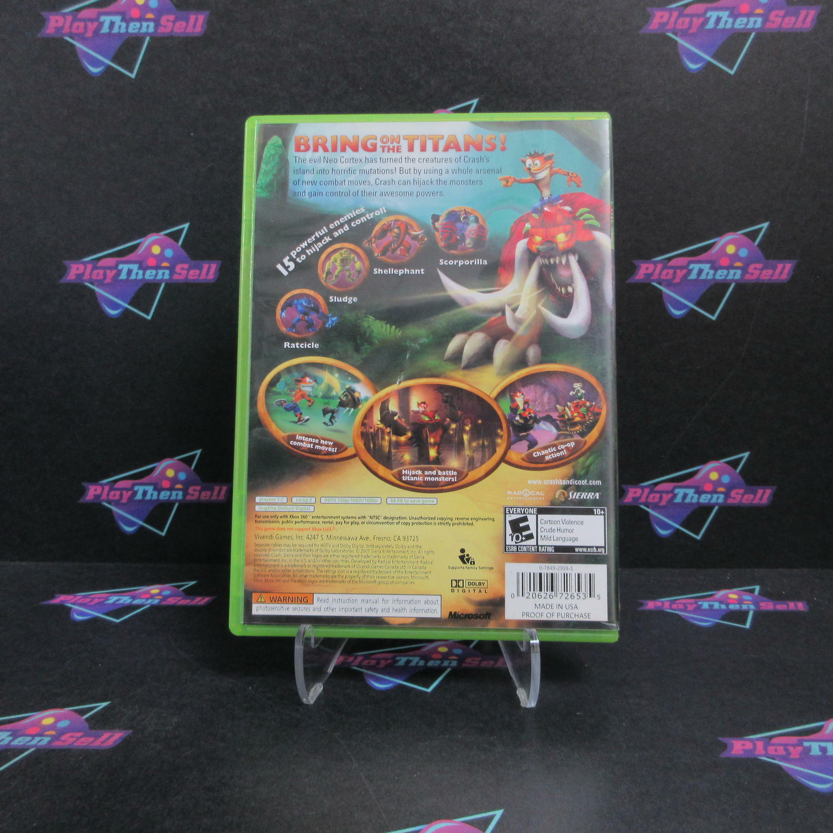 Crash of the Titans Xbox 360 Complete - Very Good