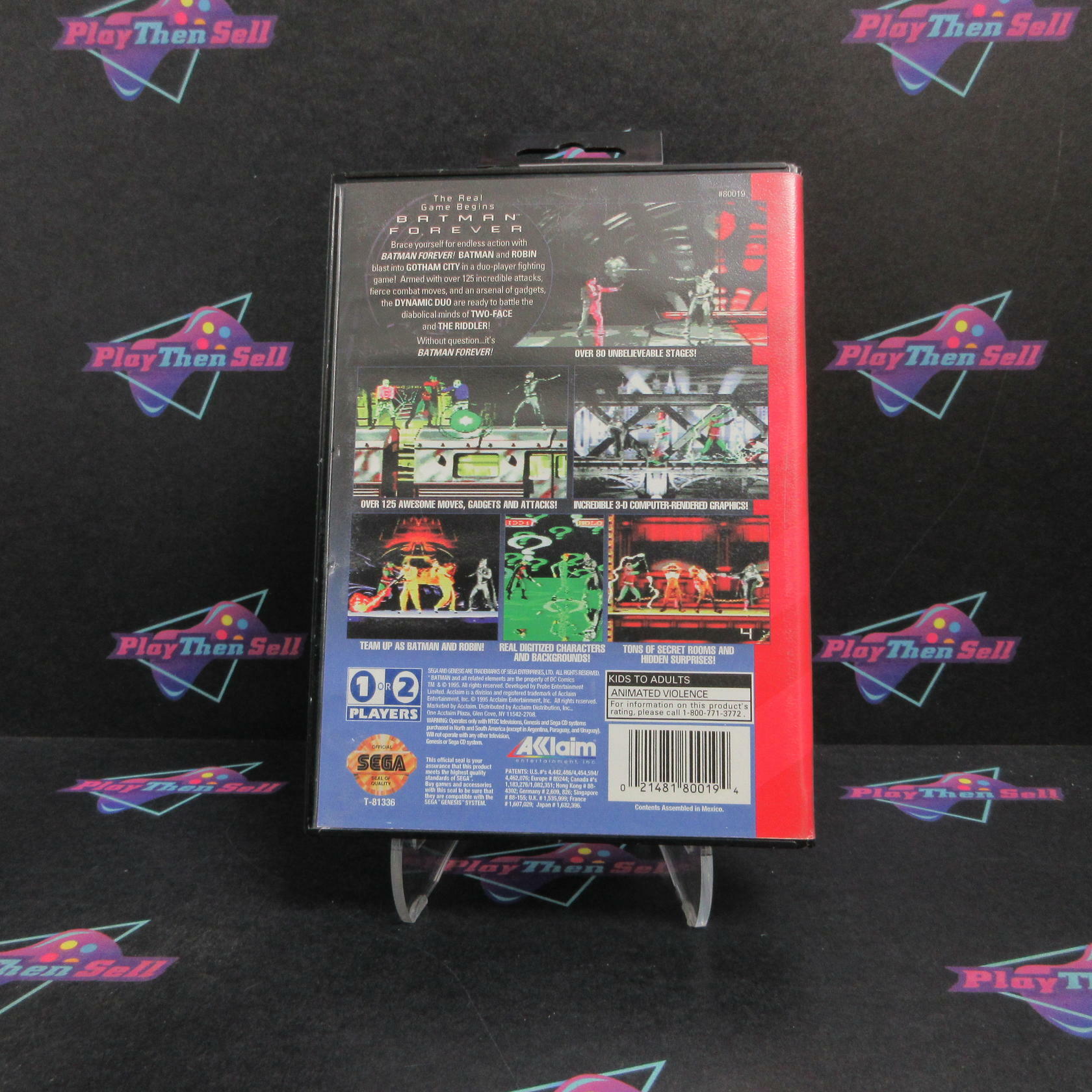 Batman Forever Sega Genesis Complete