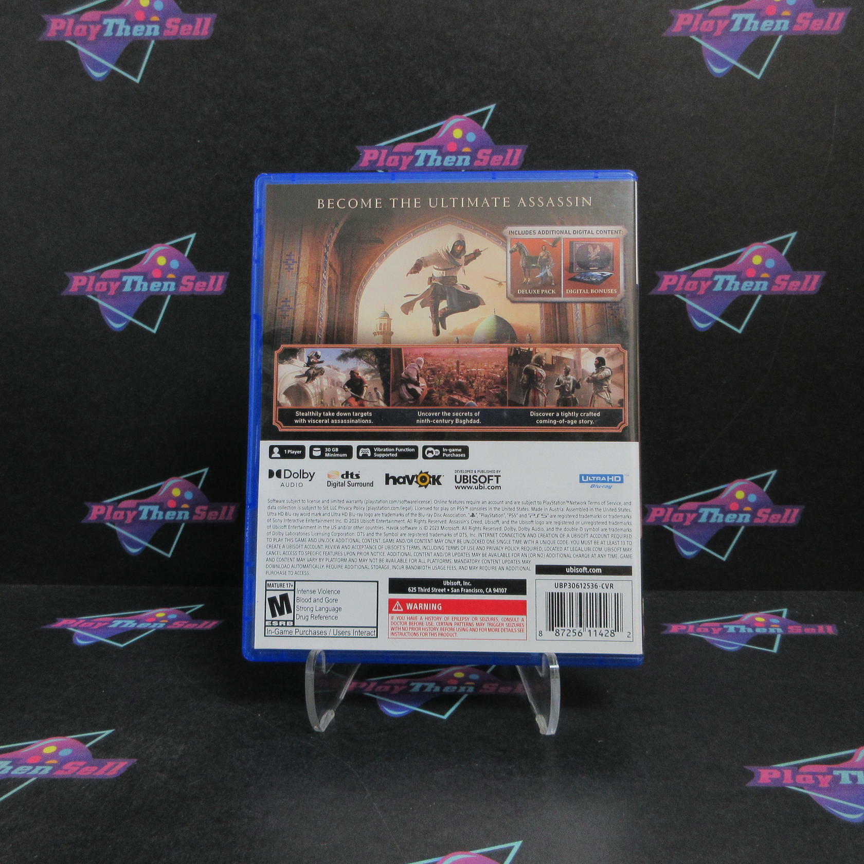 Assassin's Creed Mirage Deluxe Edition PS5 PlayStation 5 Complete - Very Good