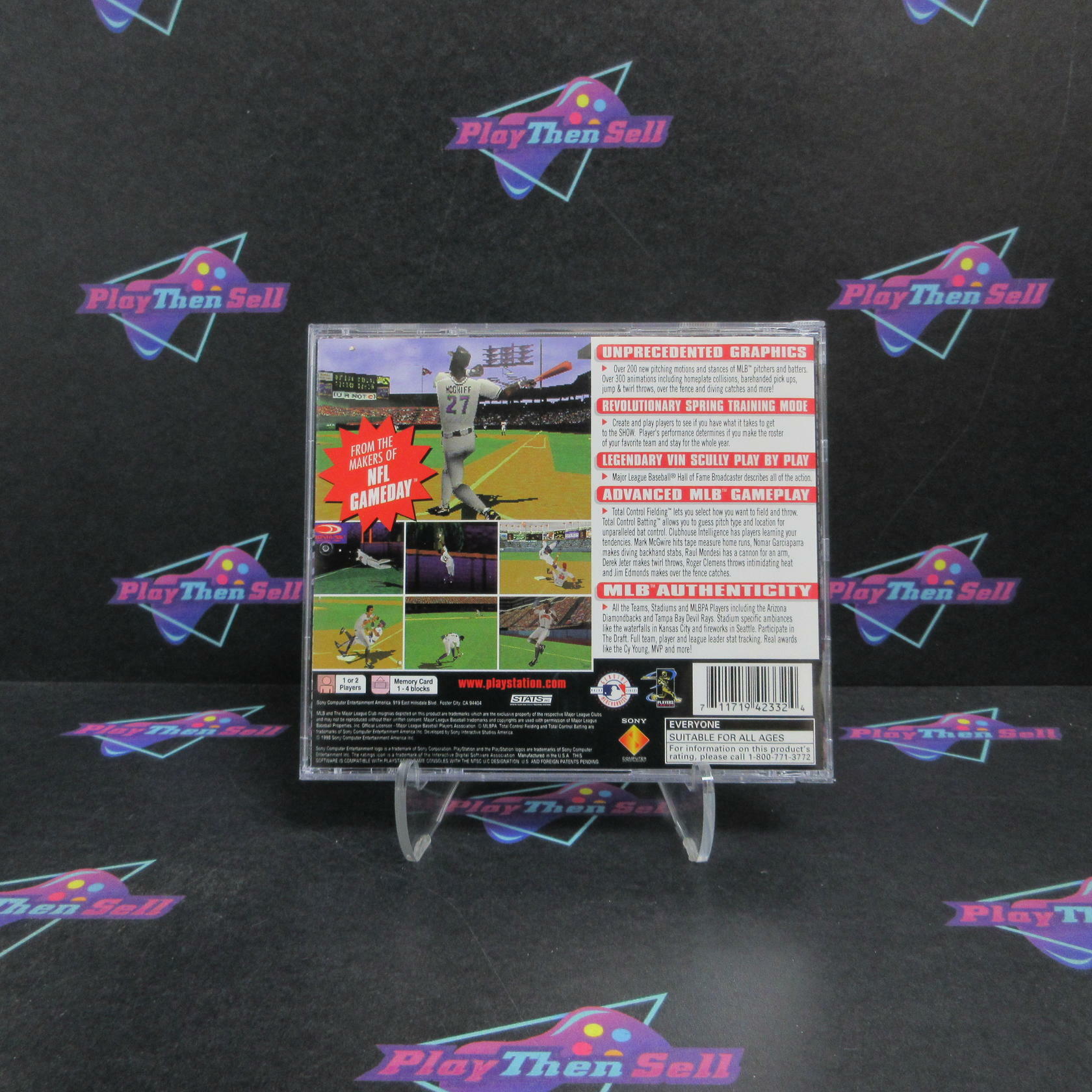 MLB 99 PS1 PlayStation 1 Complete - Very Good